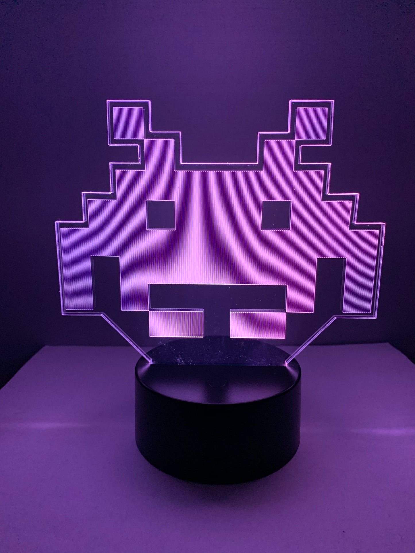 Lampe 3D DEL Alien Space Invaders Arcade