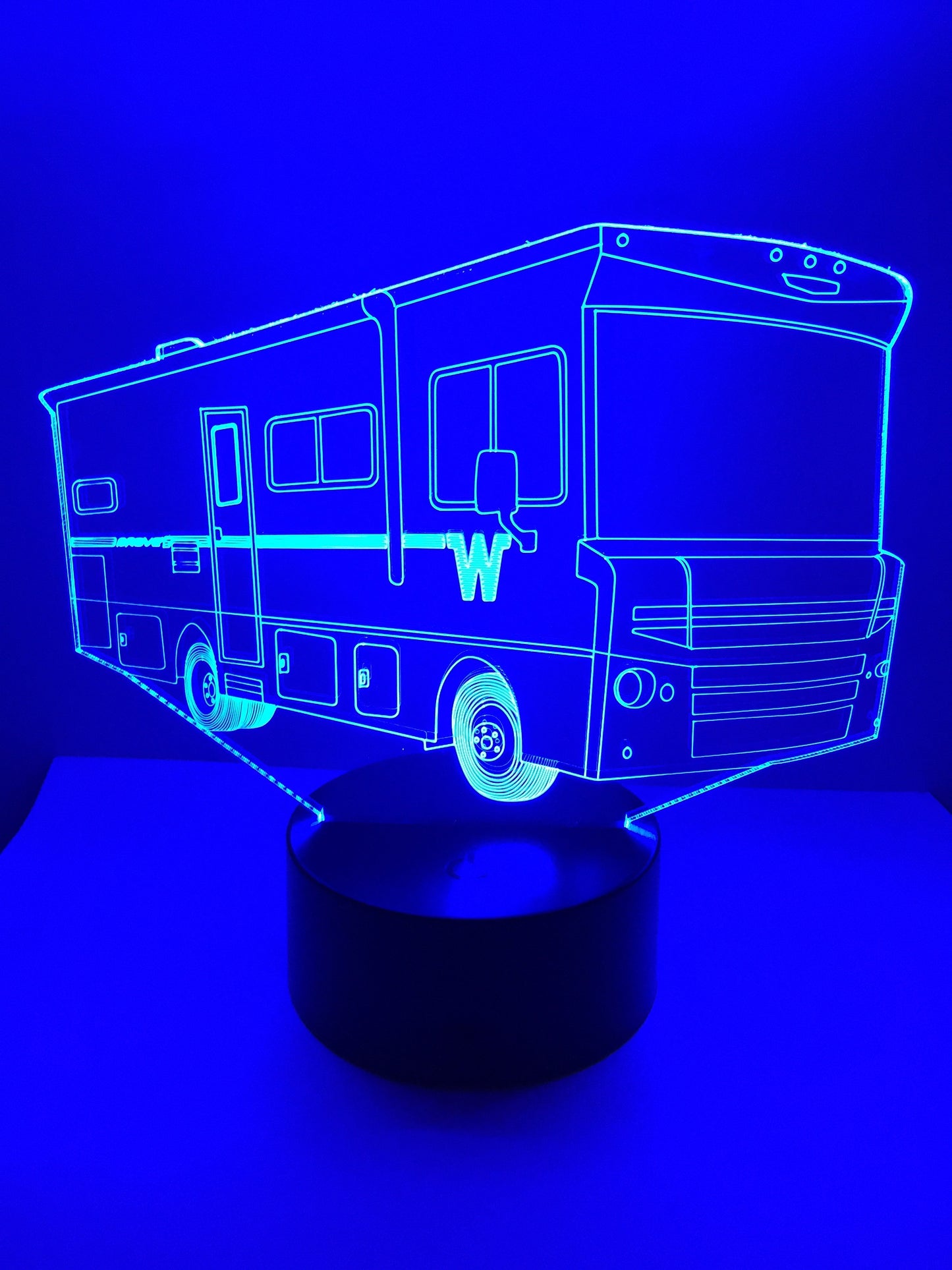 Lampe 3D DEL Campeur Motorisé VR (Camping)