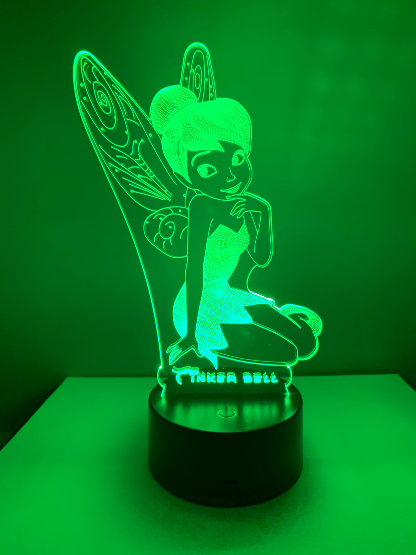Lampe 3D DEL Fée Clochette