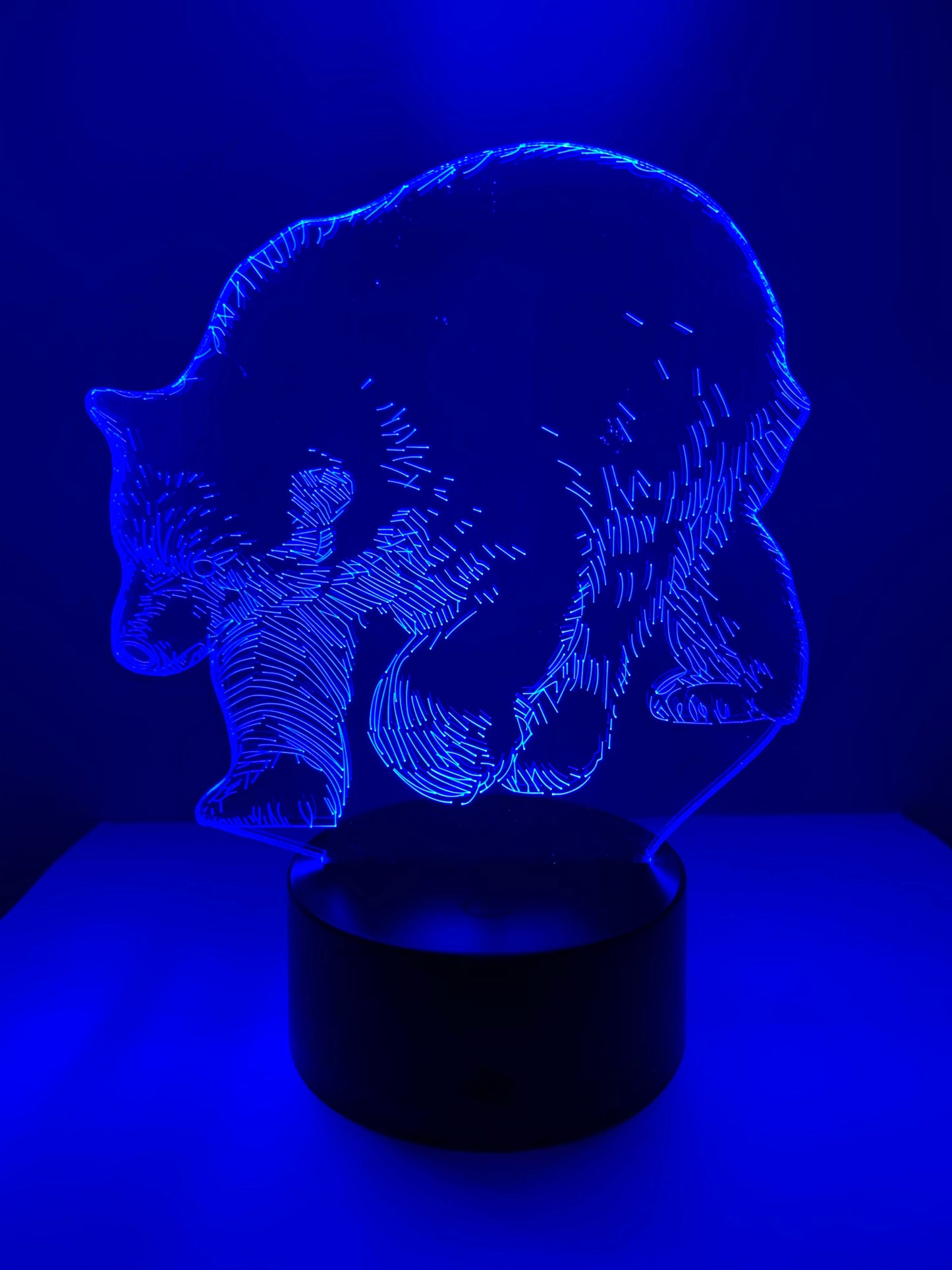 Lampe 3D DEL Ours