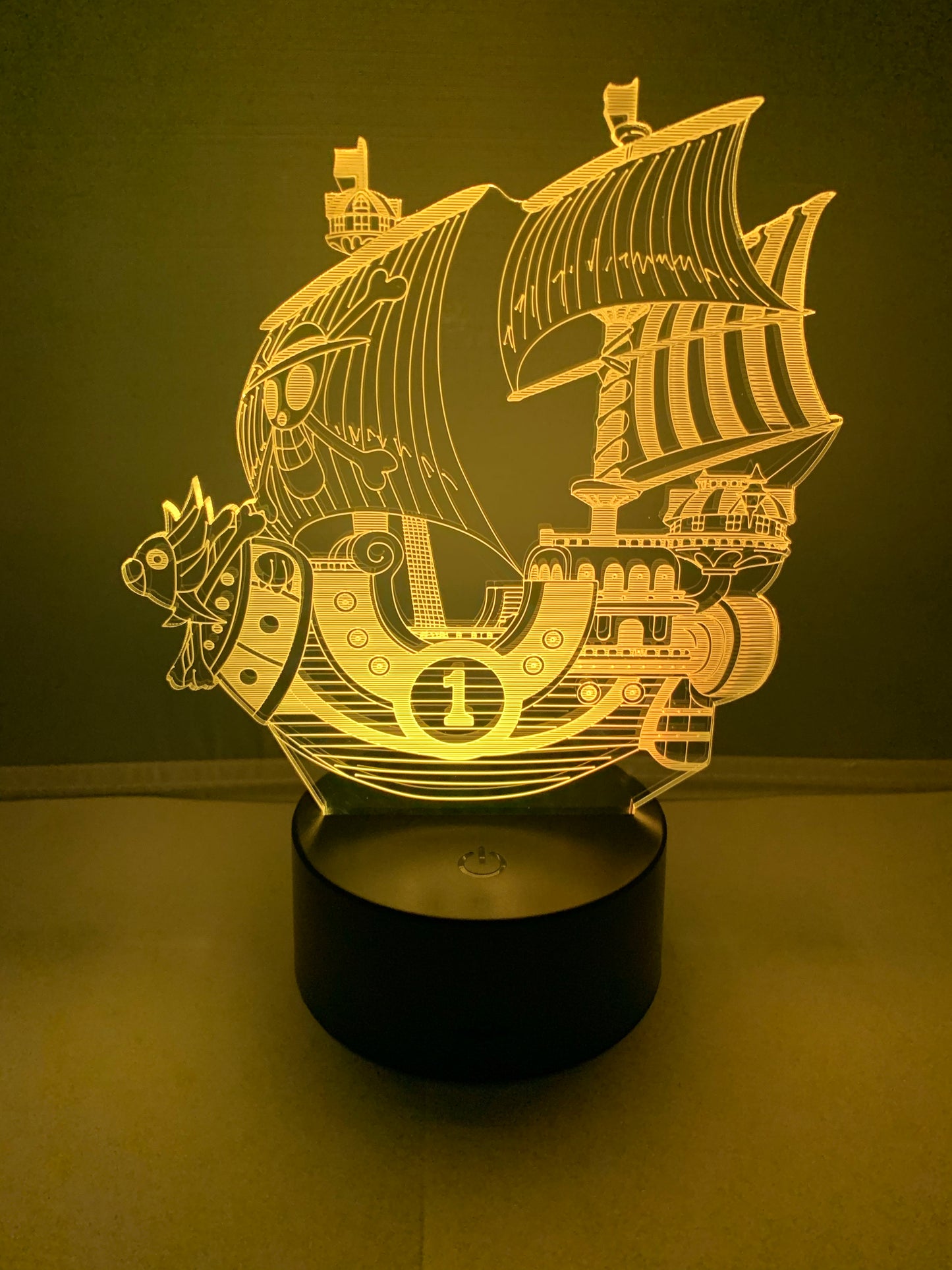 Lampe 3D DEL Bateau Pirate One Piece 🏴☠️