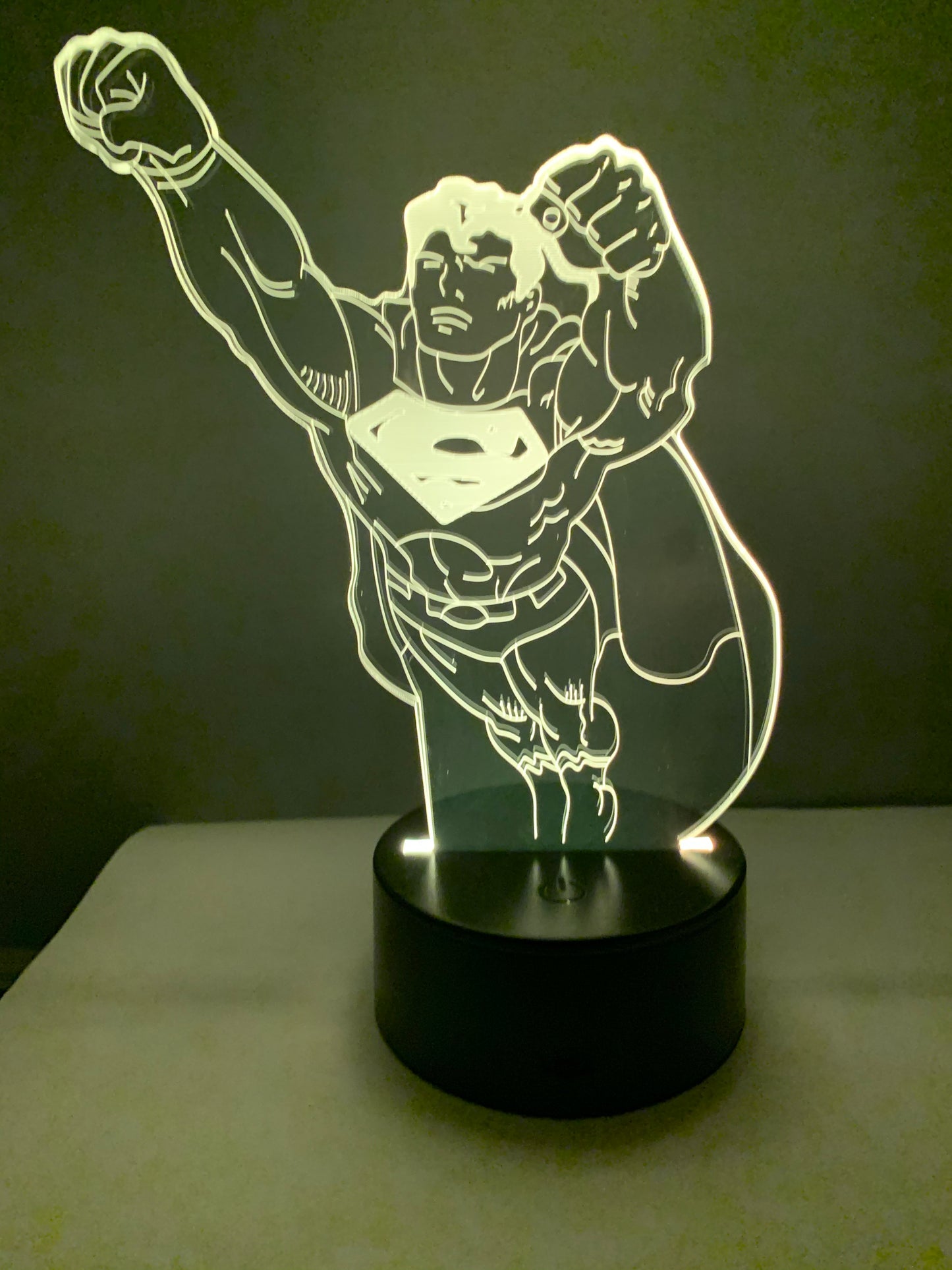 Lampe 3D DEL Superman