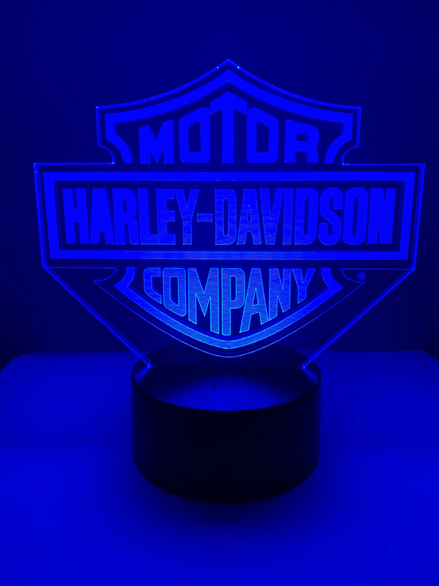 Lampe 3D DEL Logo Harley Davidson Motor (Moto)