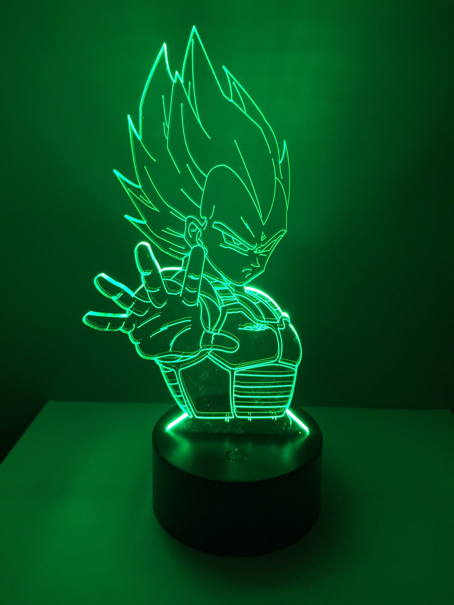 Lampe 3D DEL Vegeta Dragon Ball
