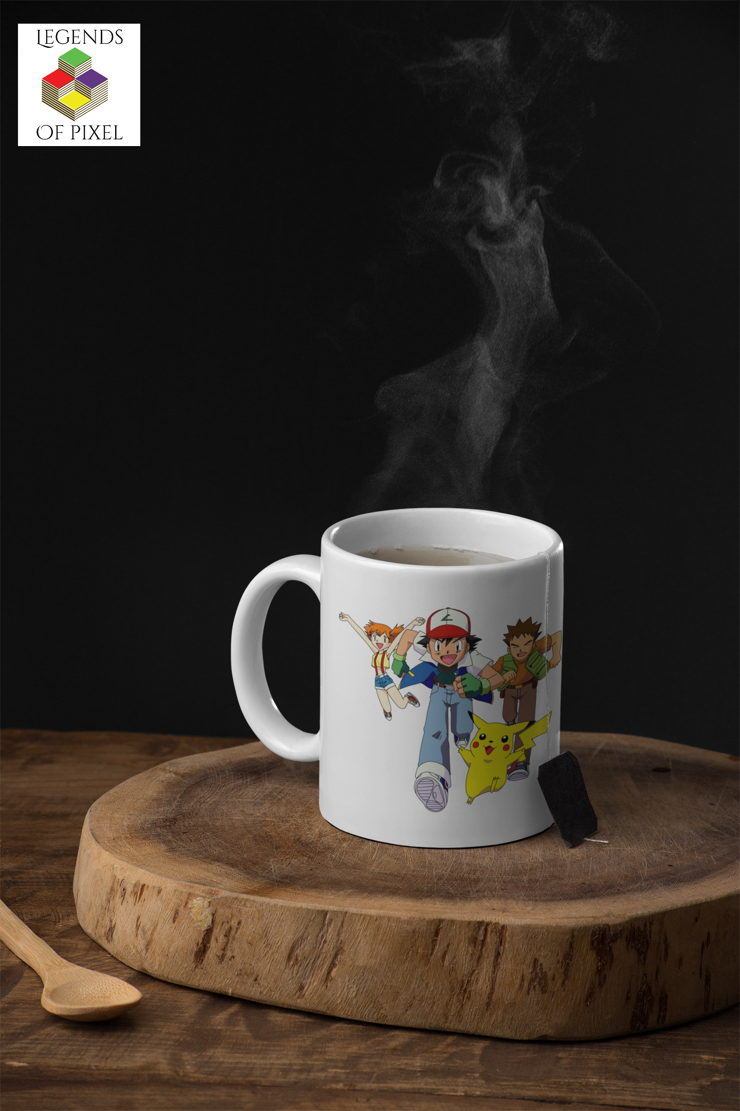 Autocollant pour tasse Personnages Pokemon