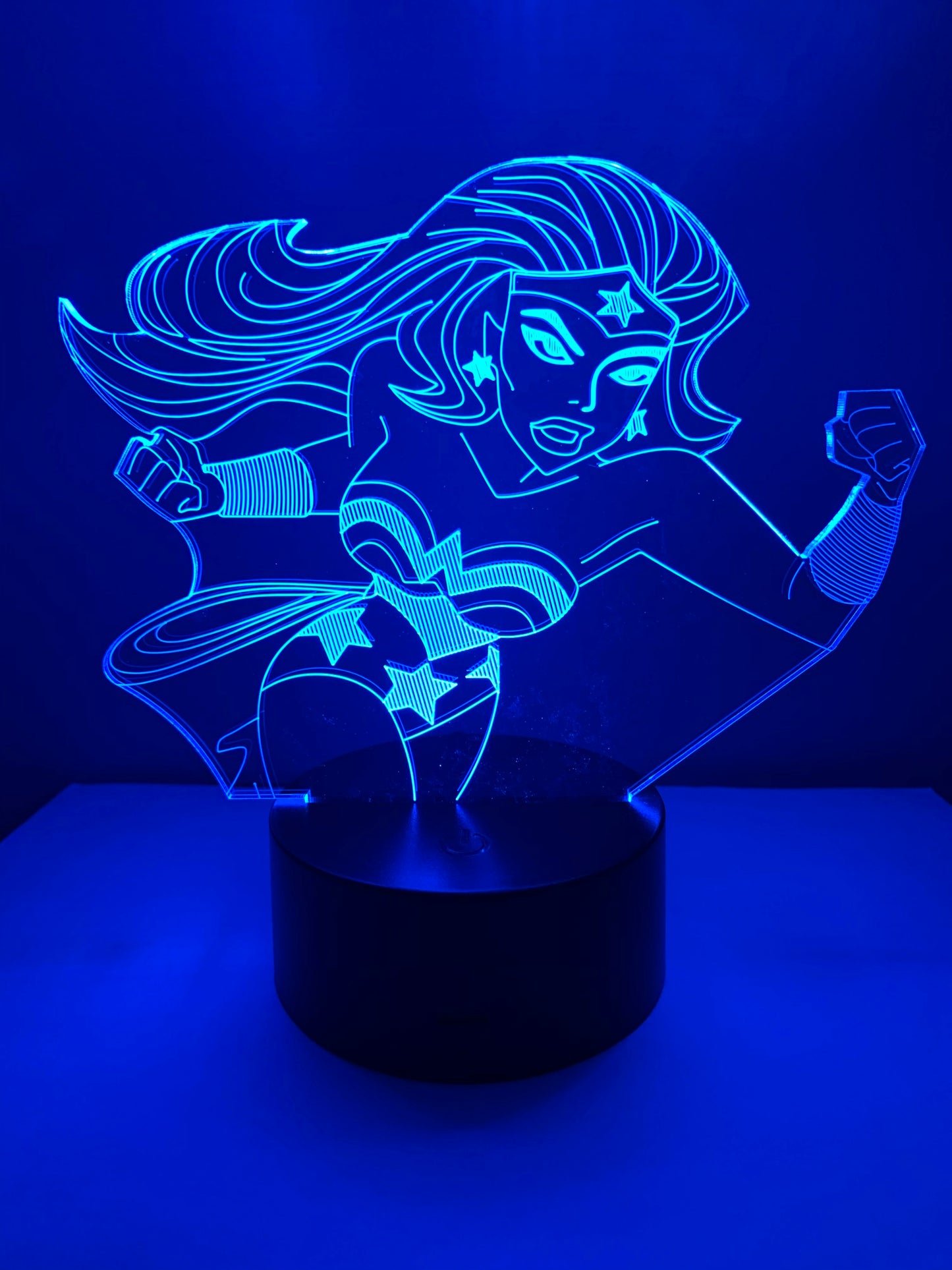 Lampe 3D DEL Wonder Women