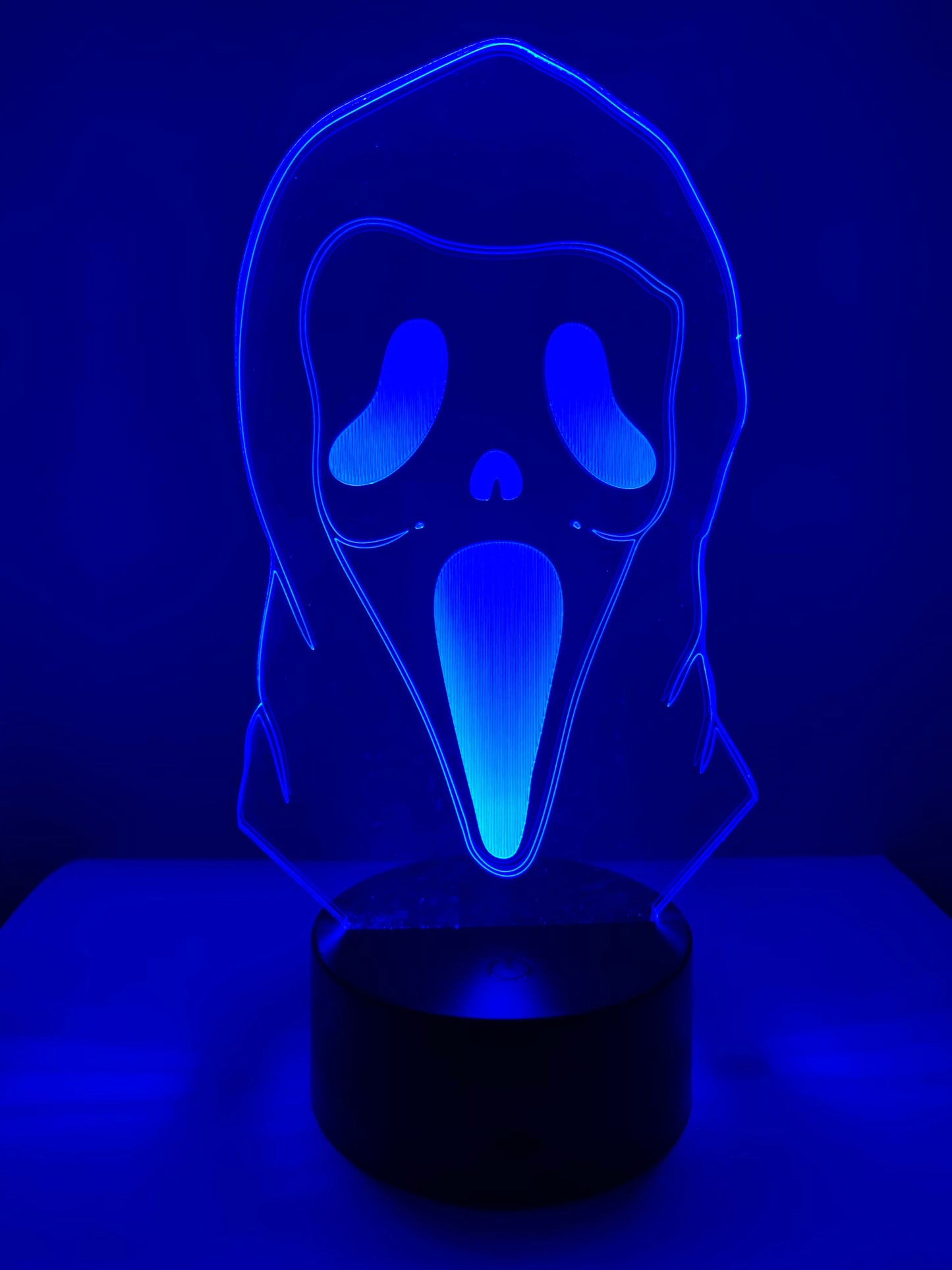 Lampe 3D DEL Masque de Frisson (Film Scream)