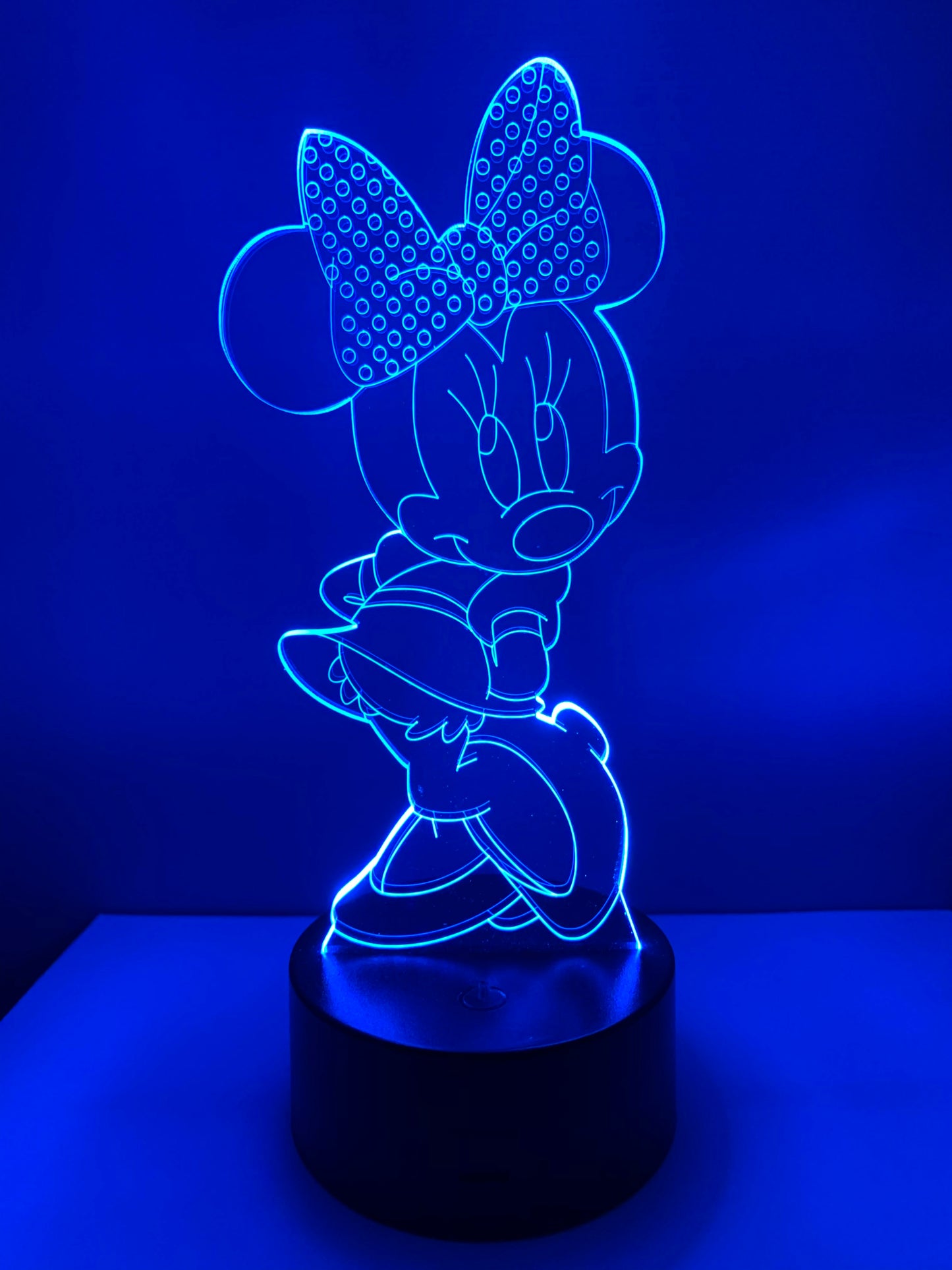 Lampe 3D DEL Minnie Mouse
