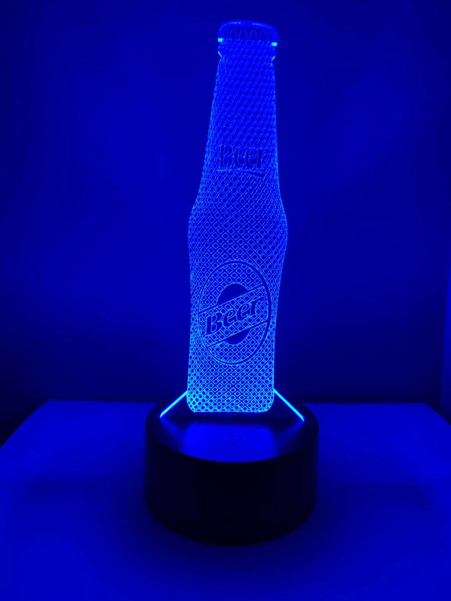 Lampe 3D DEL Bière