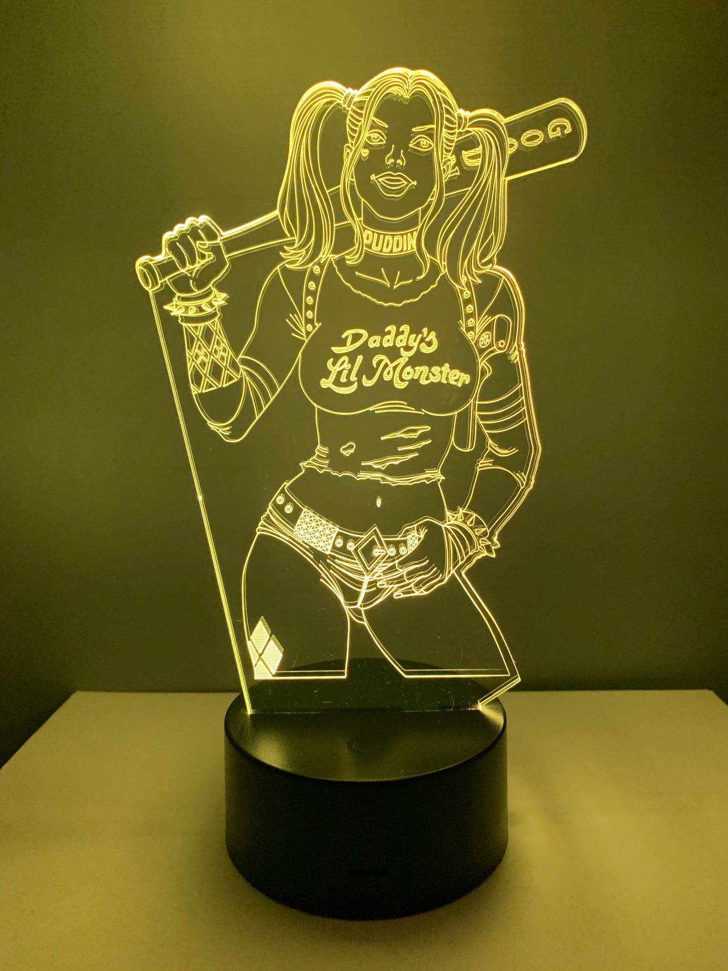 Lampe 3D DEL Harley Quinn (Batman)