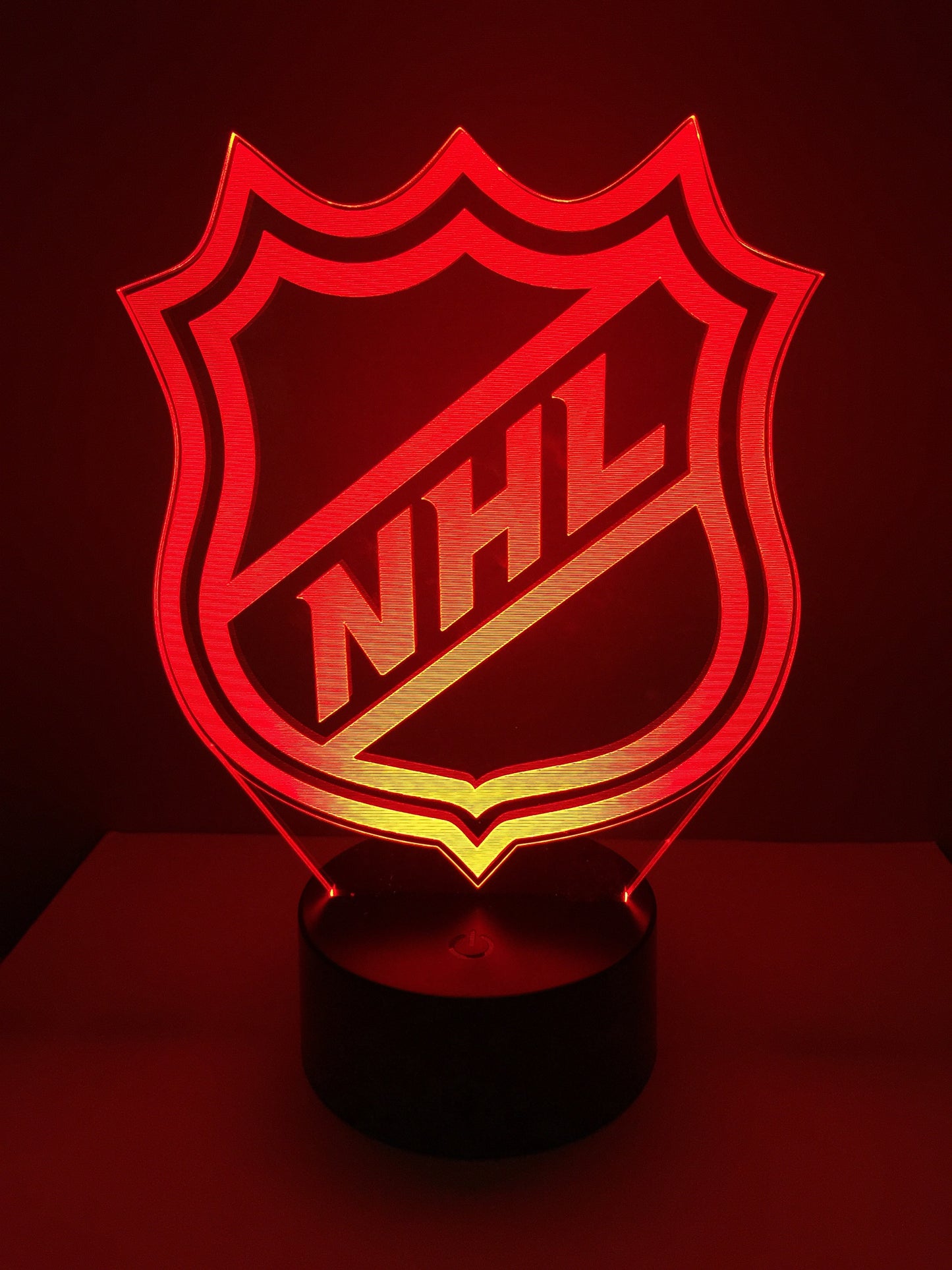 Lampe 3D DEL Hockey Logo NHL
