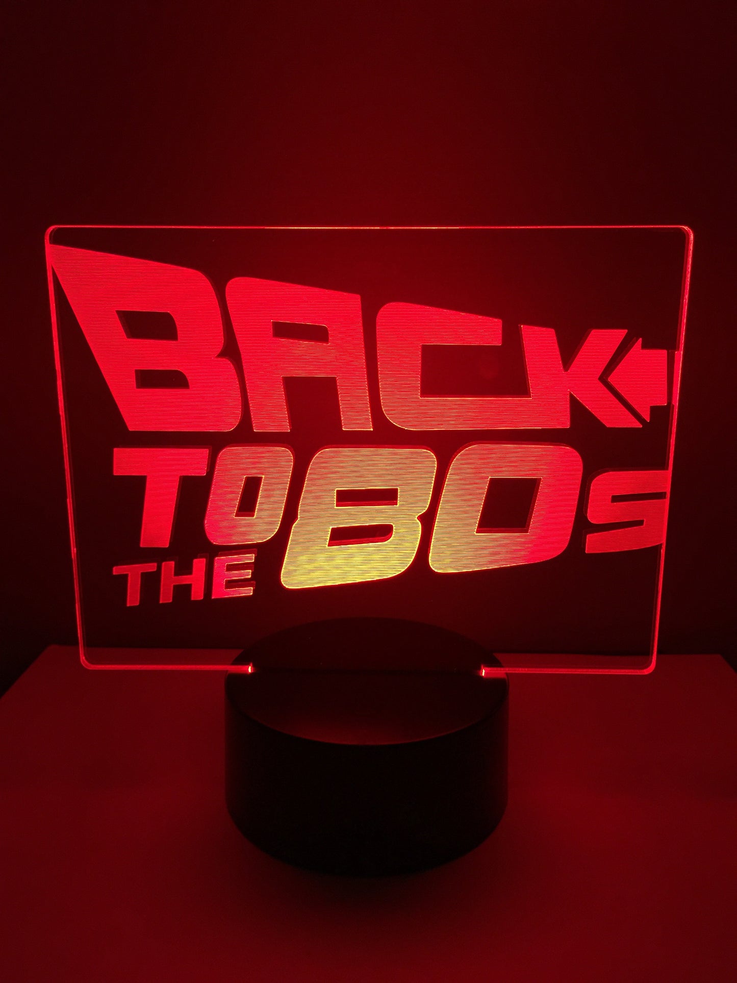 Lampe 3D DEL Back to the 80’s