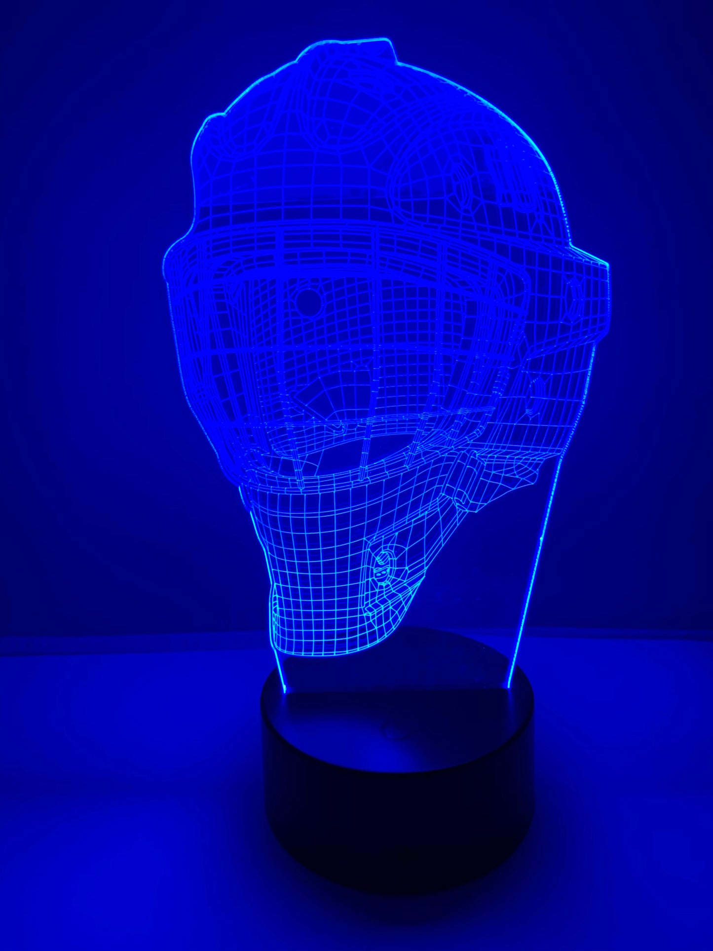 Lampe 3D DEL Hockey Casque de Gardien de but