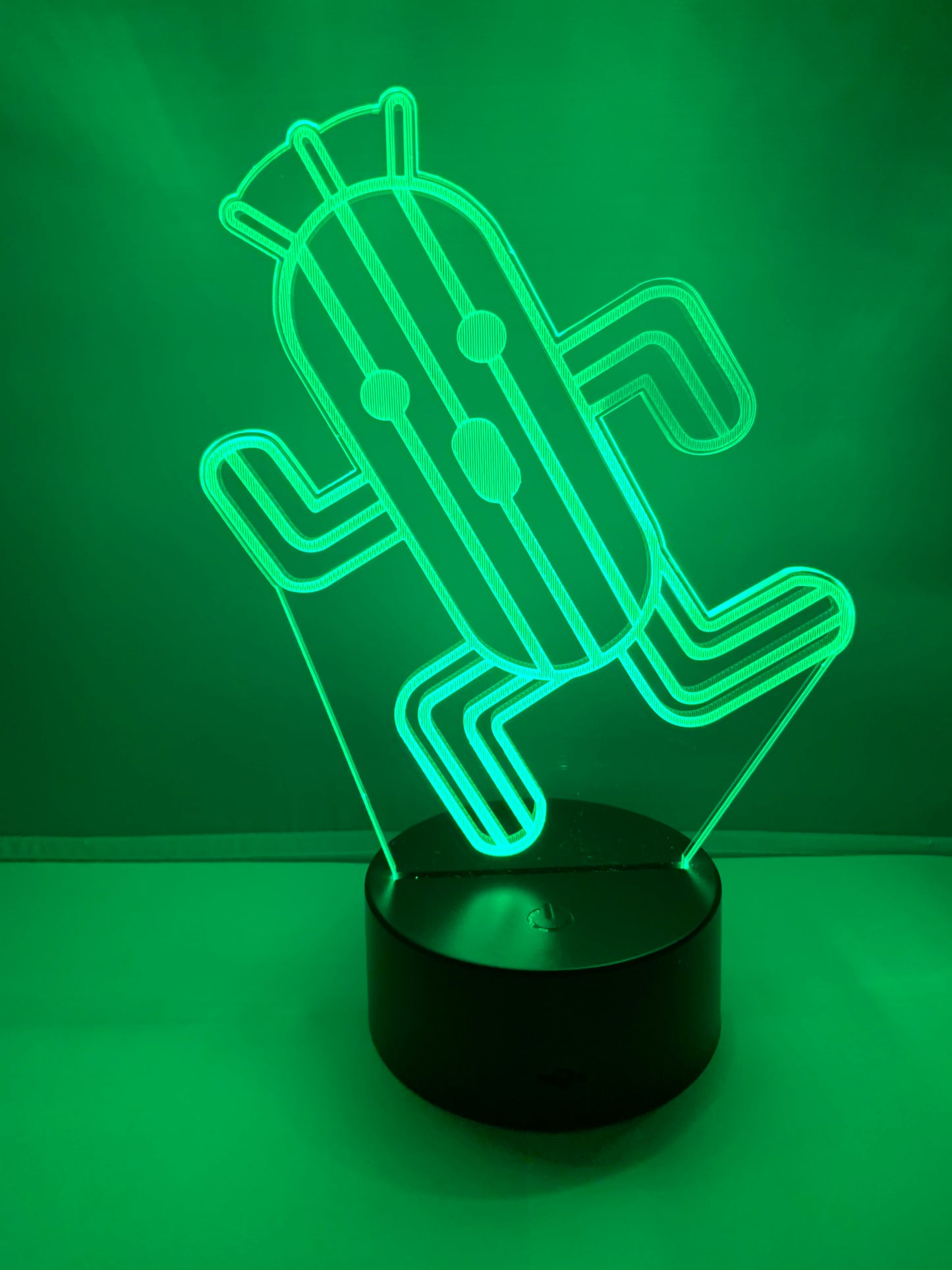Lampe 3D DEL Final Fantasy Cactuar