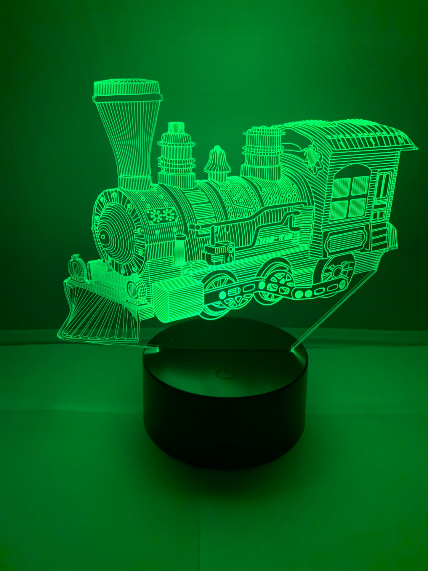 Lampe 3D DEL Train