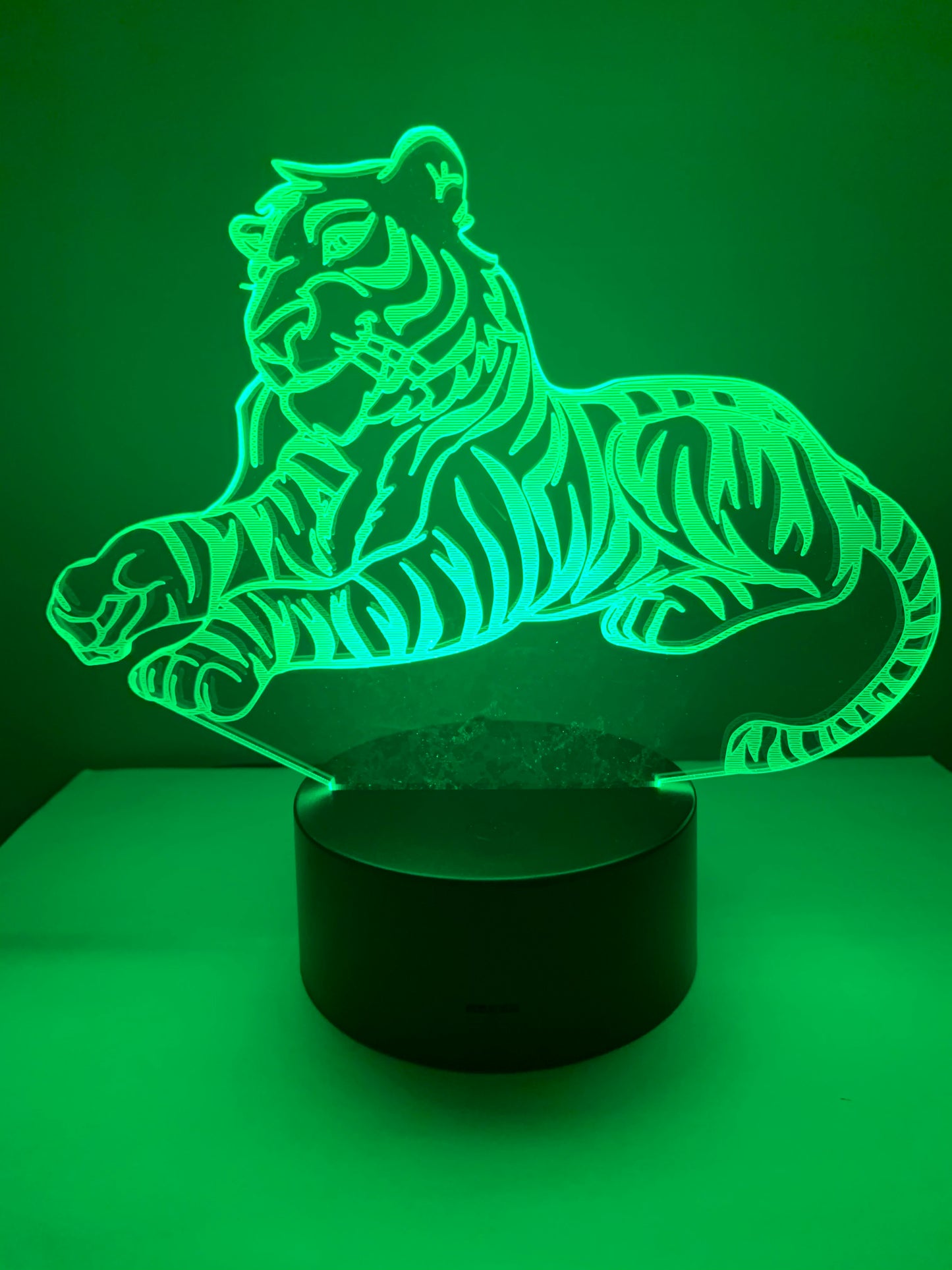 Lampe 3D DEL Tigre