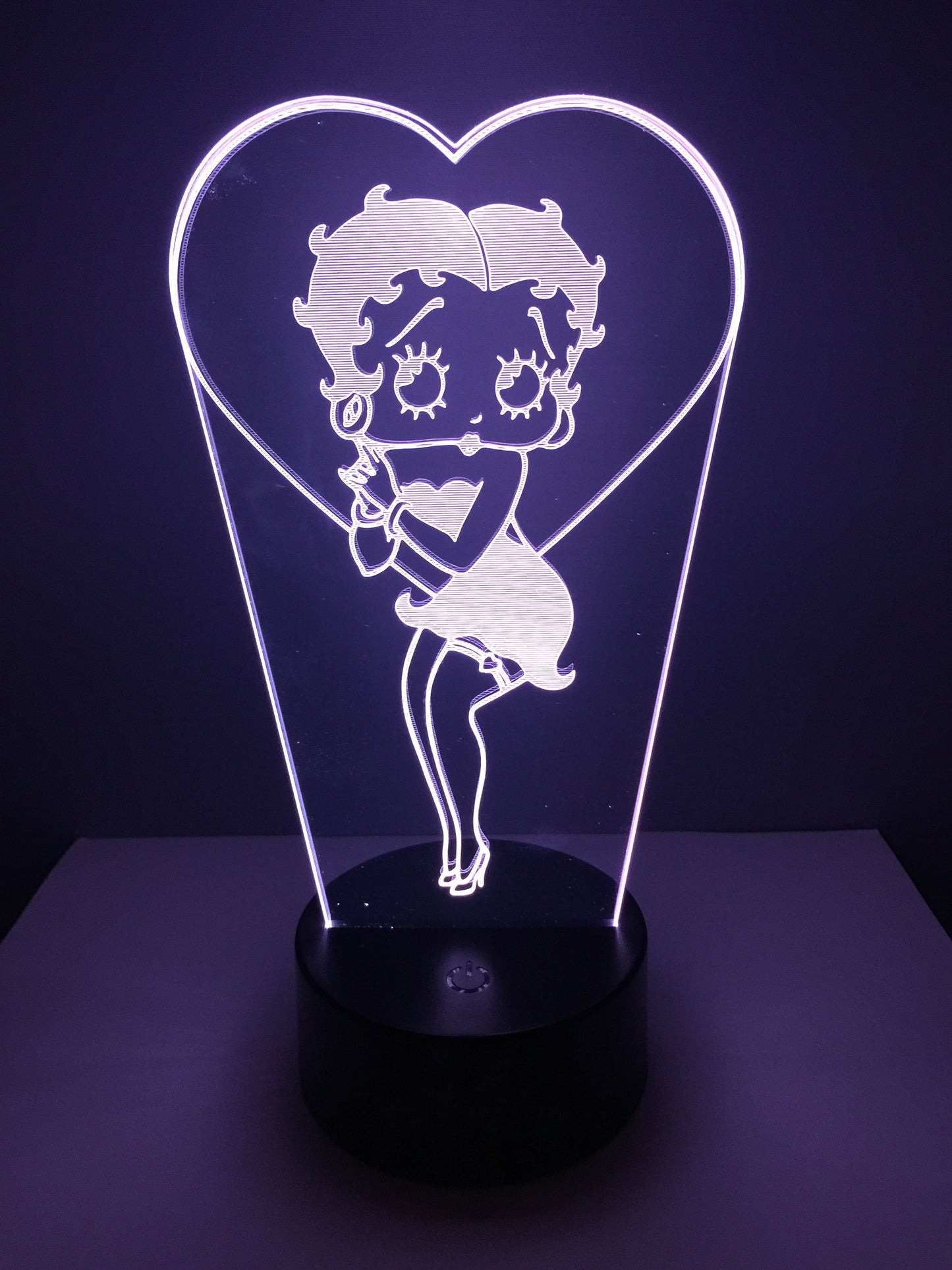 Lampe 3D DEL Betty Boop