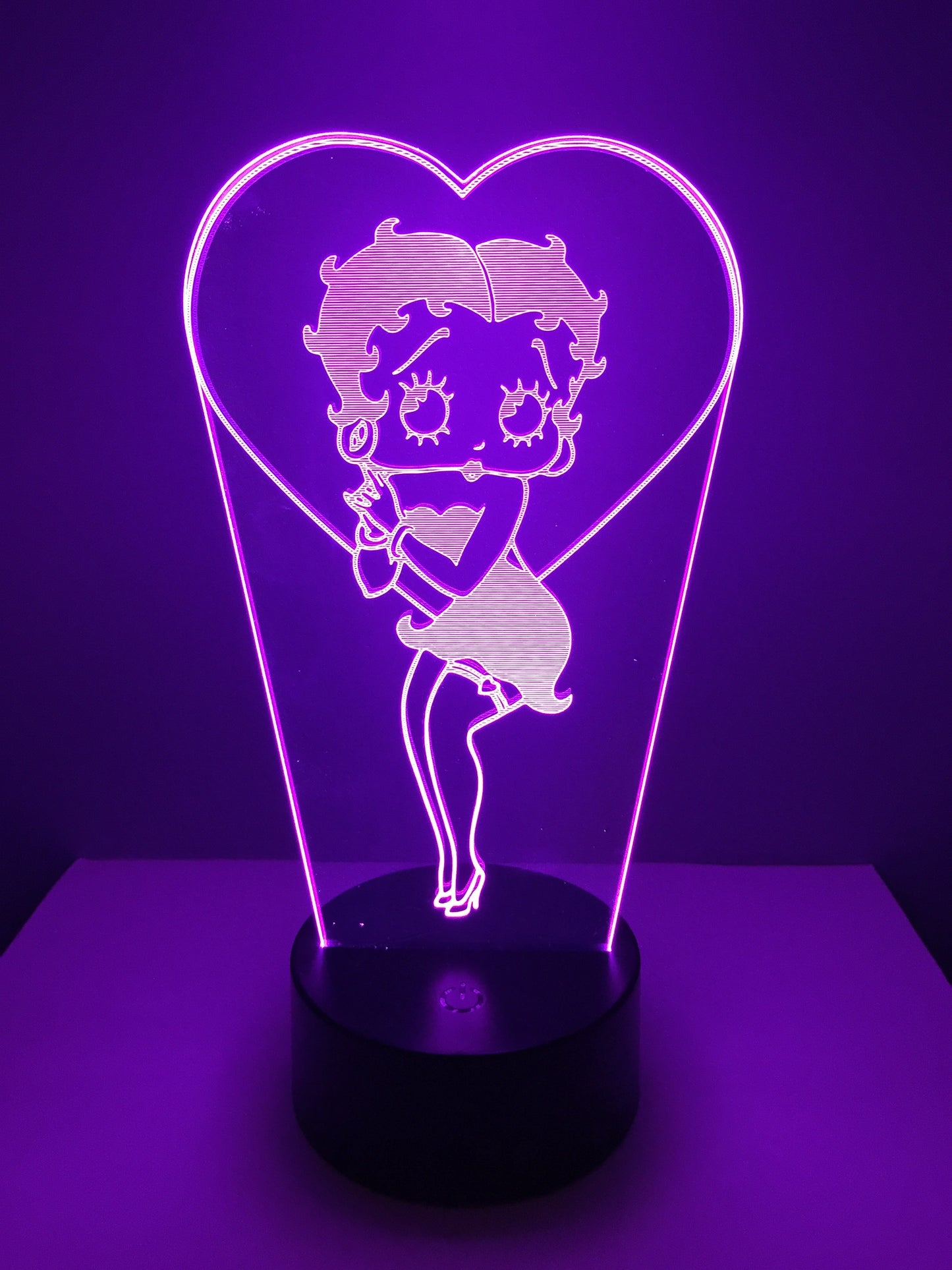 Lampe 3D DEL Betty Boop