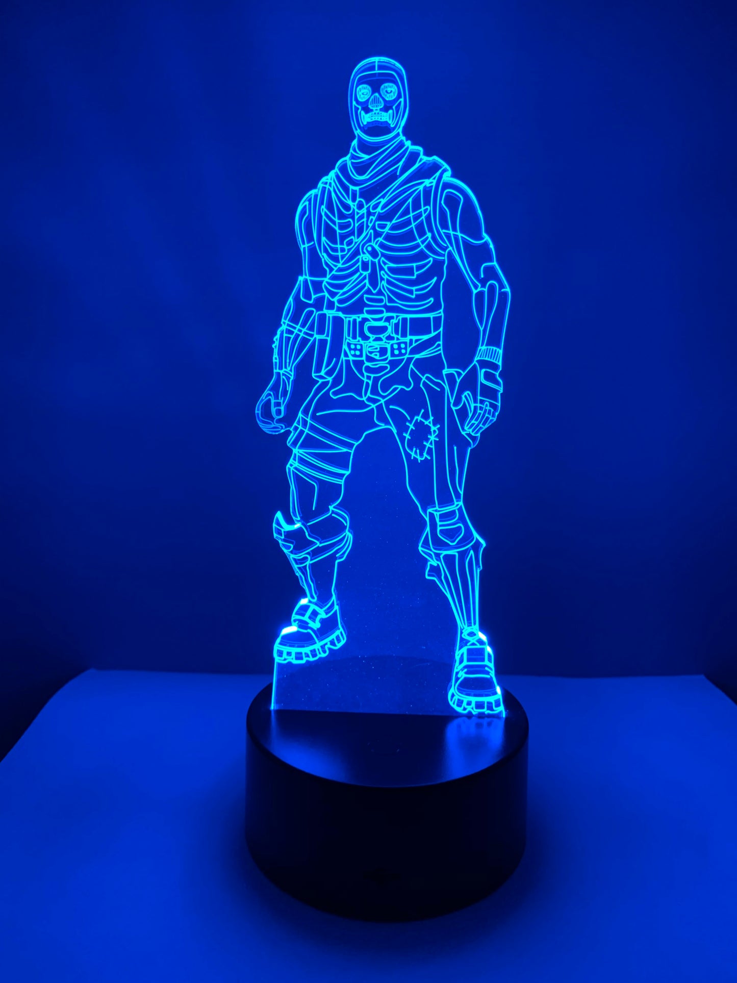 Lampe 3D DEL Fortnite Soldat Squelette