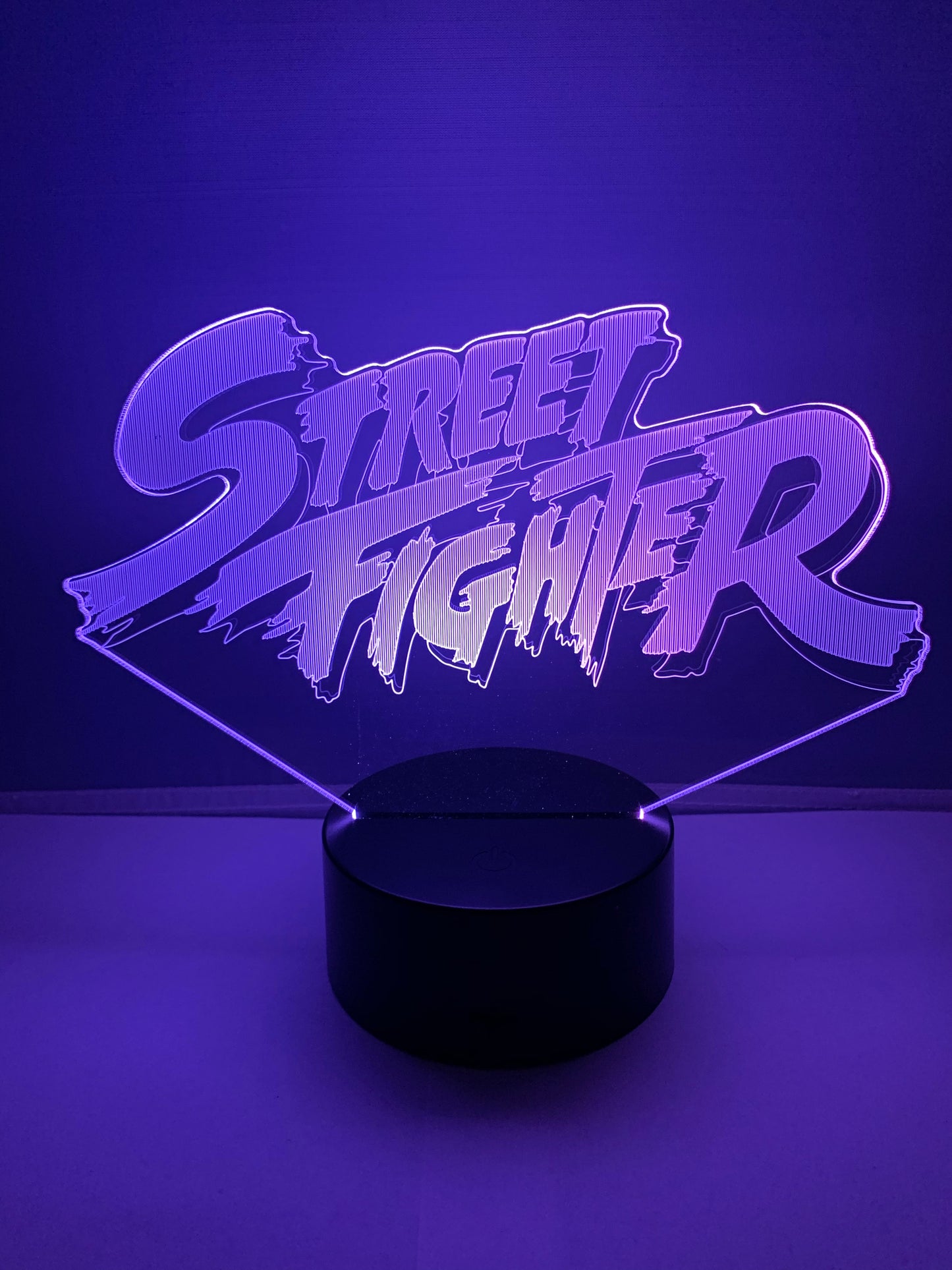 Lampe 3D DEL Logo Street Fighter