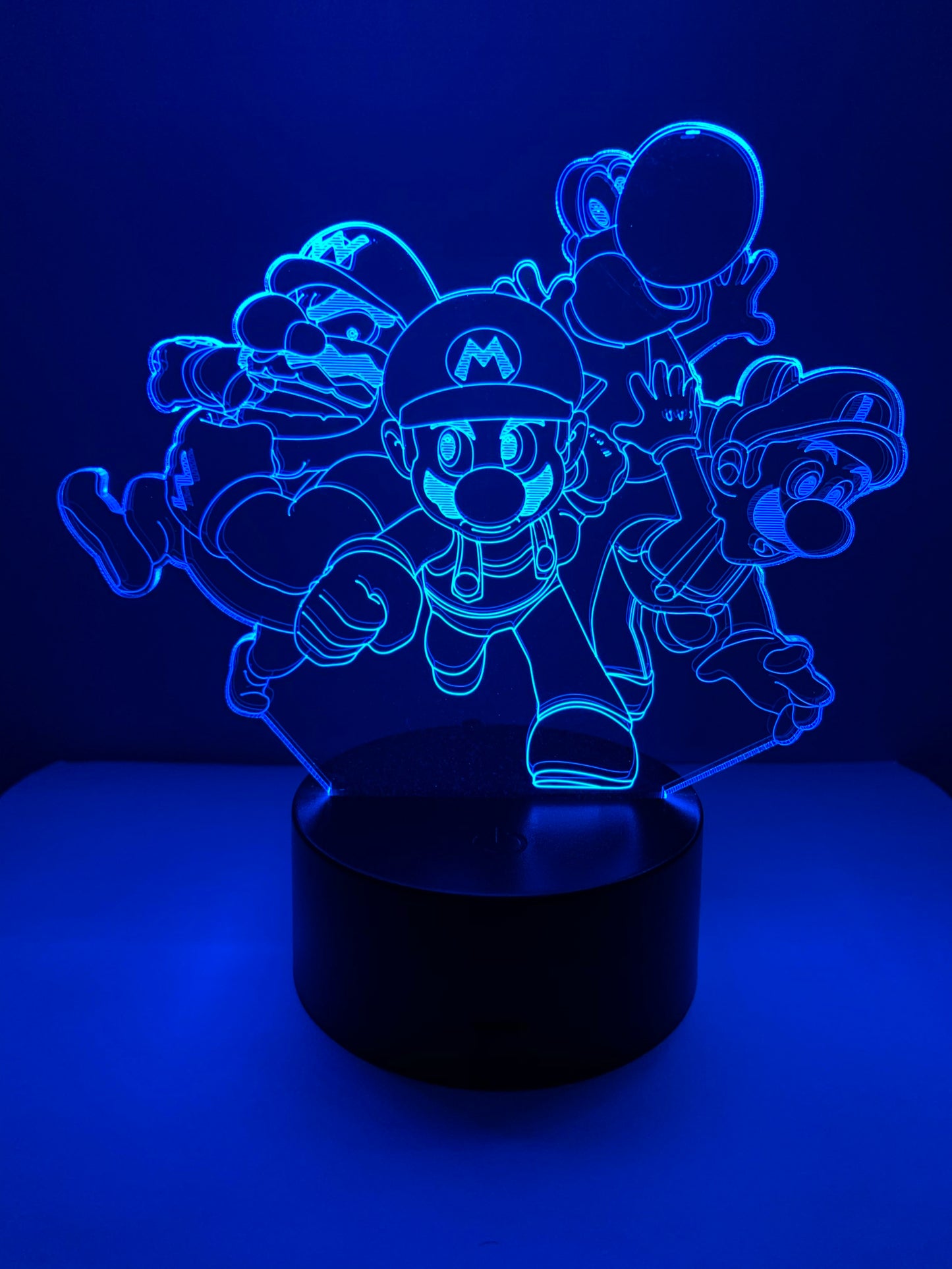 Lampe 3D DEL Personnages Super Mario