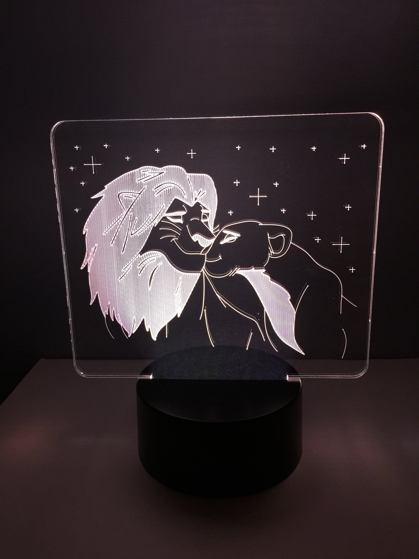 Lampe 3D DEL Le Roi lion