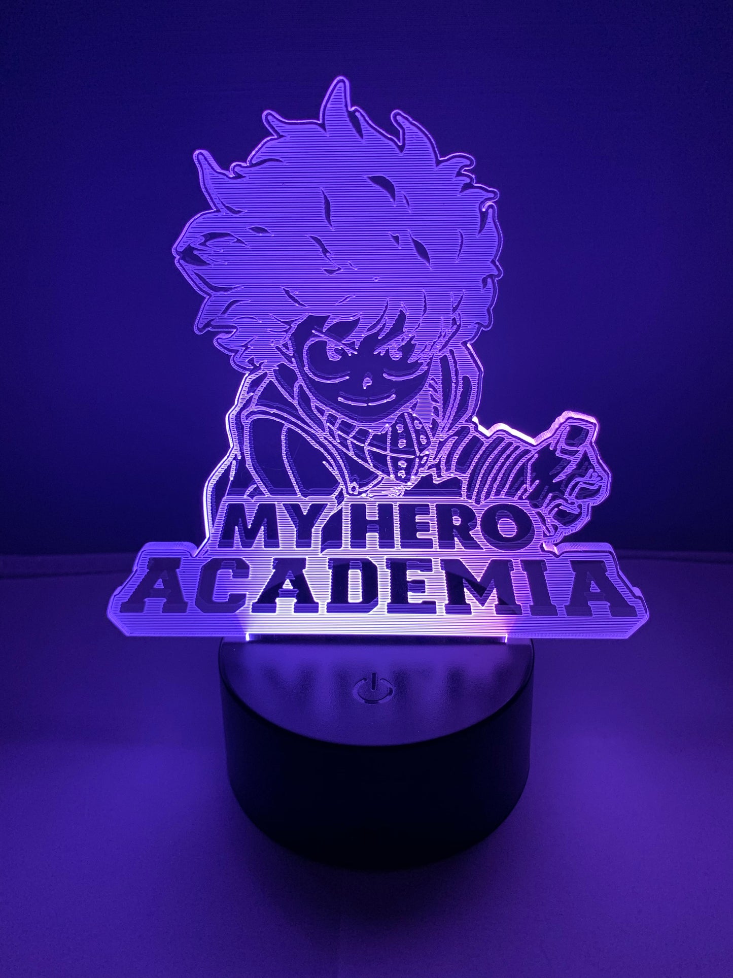 Lampe 3D DEL My Hero Academia
