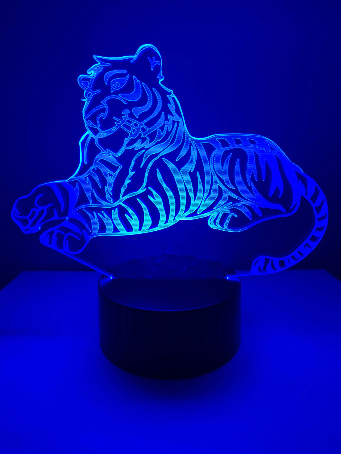 Lampe 3D DEL Tigre