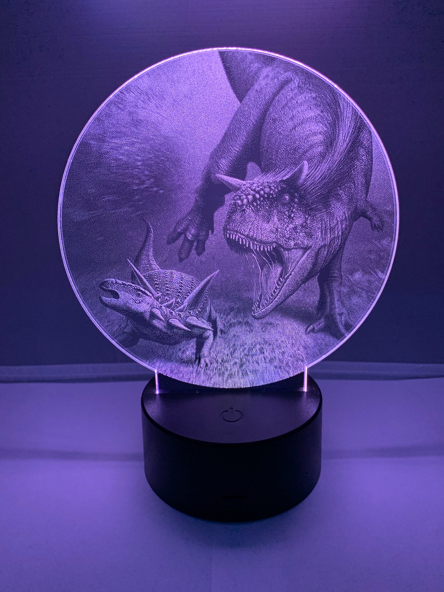 Lampe DEL Photo Réaliste Dinosaures