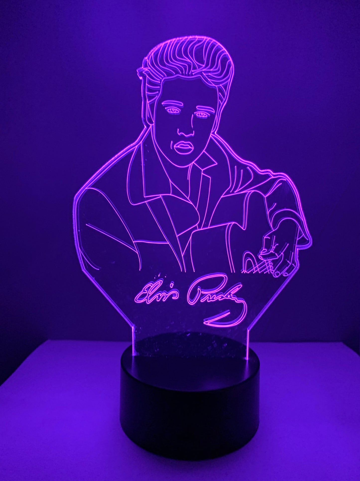 Lampe 3D DEL Elvis Presley