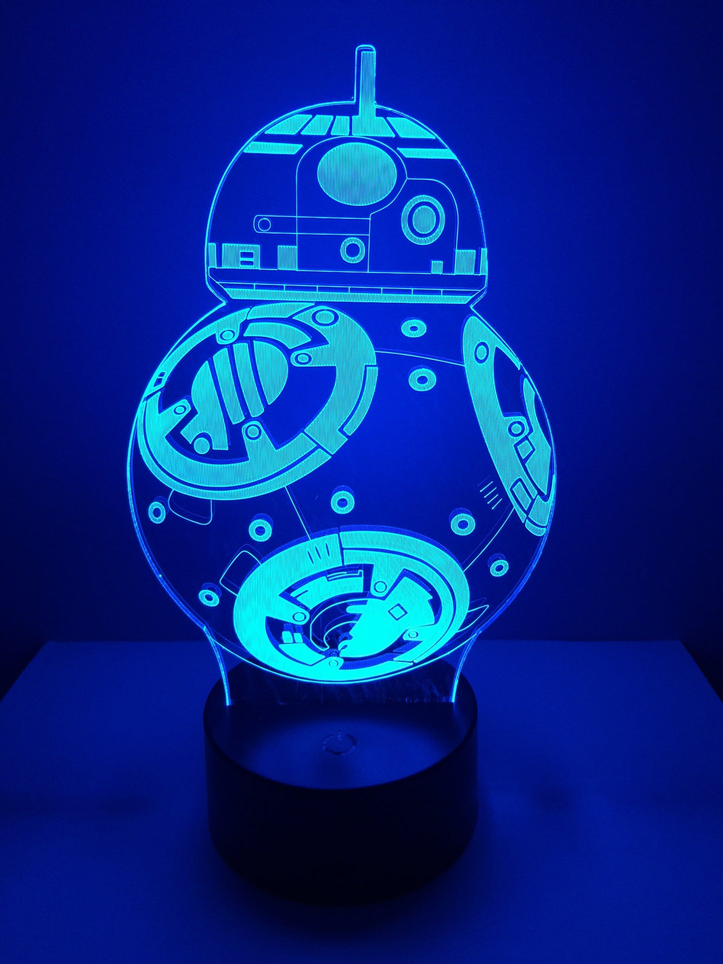 Lampe 3D DEL BB8 Star Wars