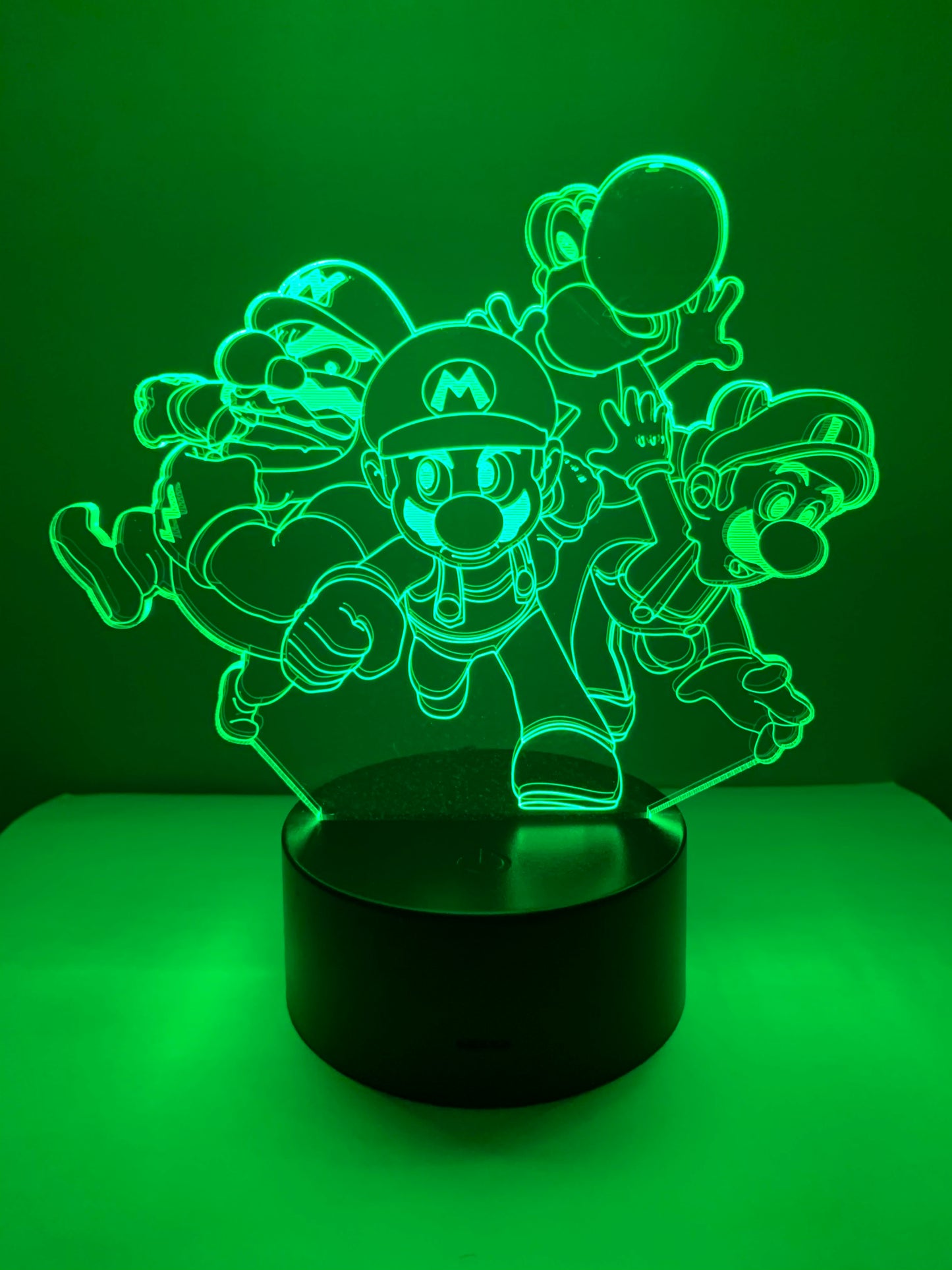 Lampe 3D DEL Personnages Super Mario