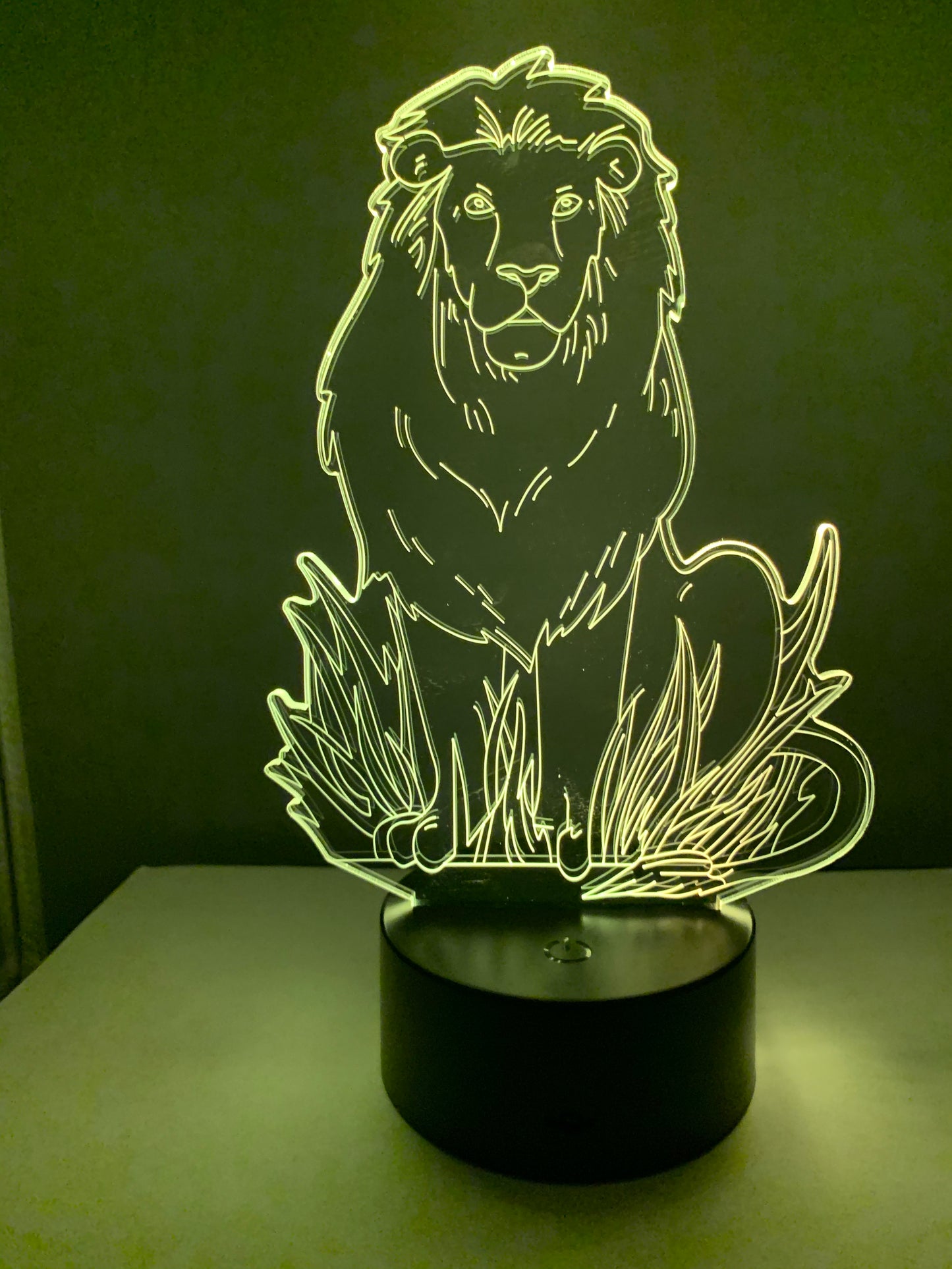Lampe 3D DEL Lion