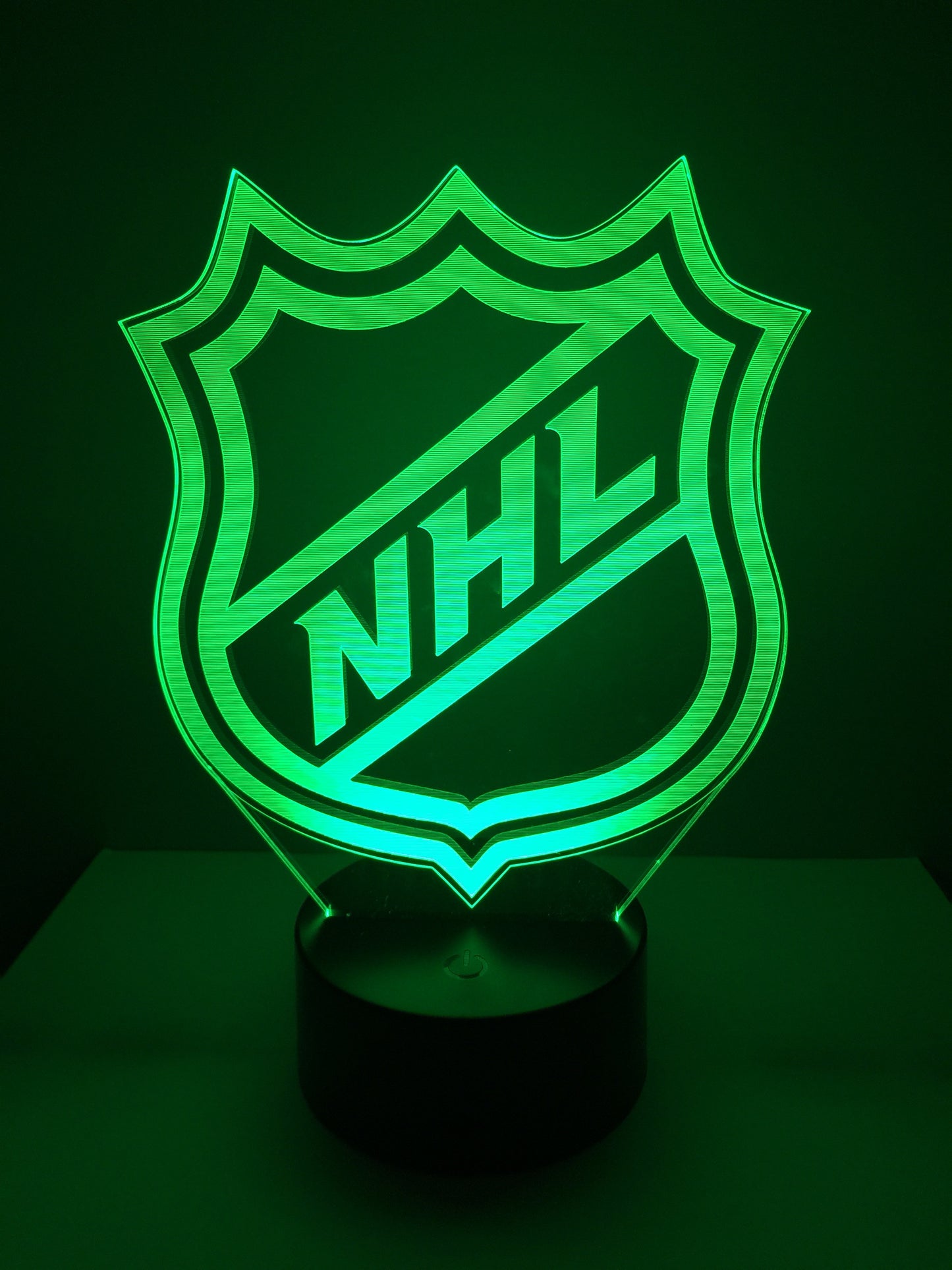 Lampe 3D DEL Hockey Logo NHL