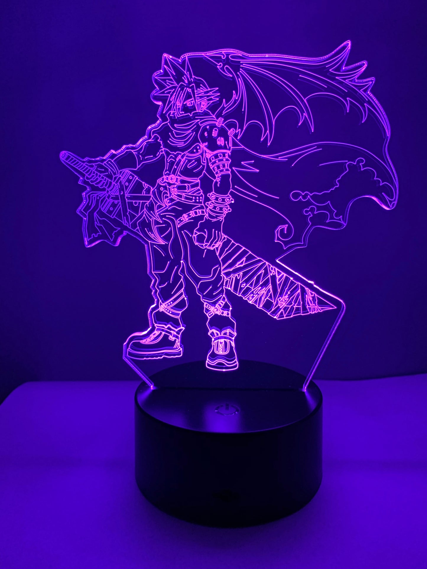 Lampe 3D DEL Final Fantasy Cloud