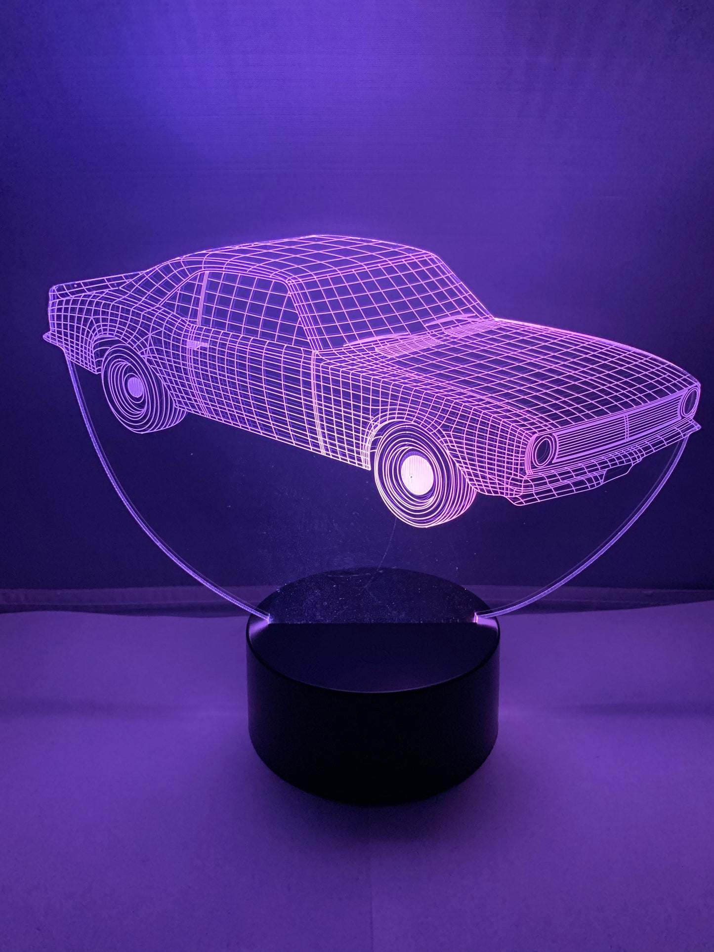 Lampe 3D DEL Auto Rétro