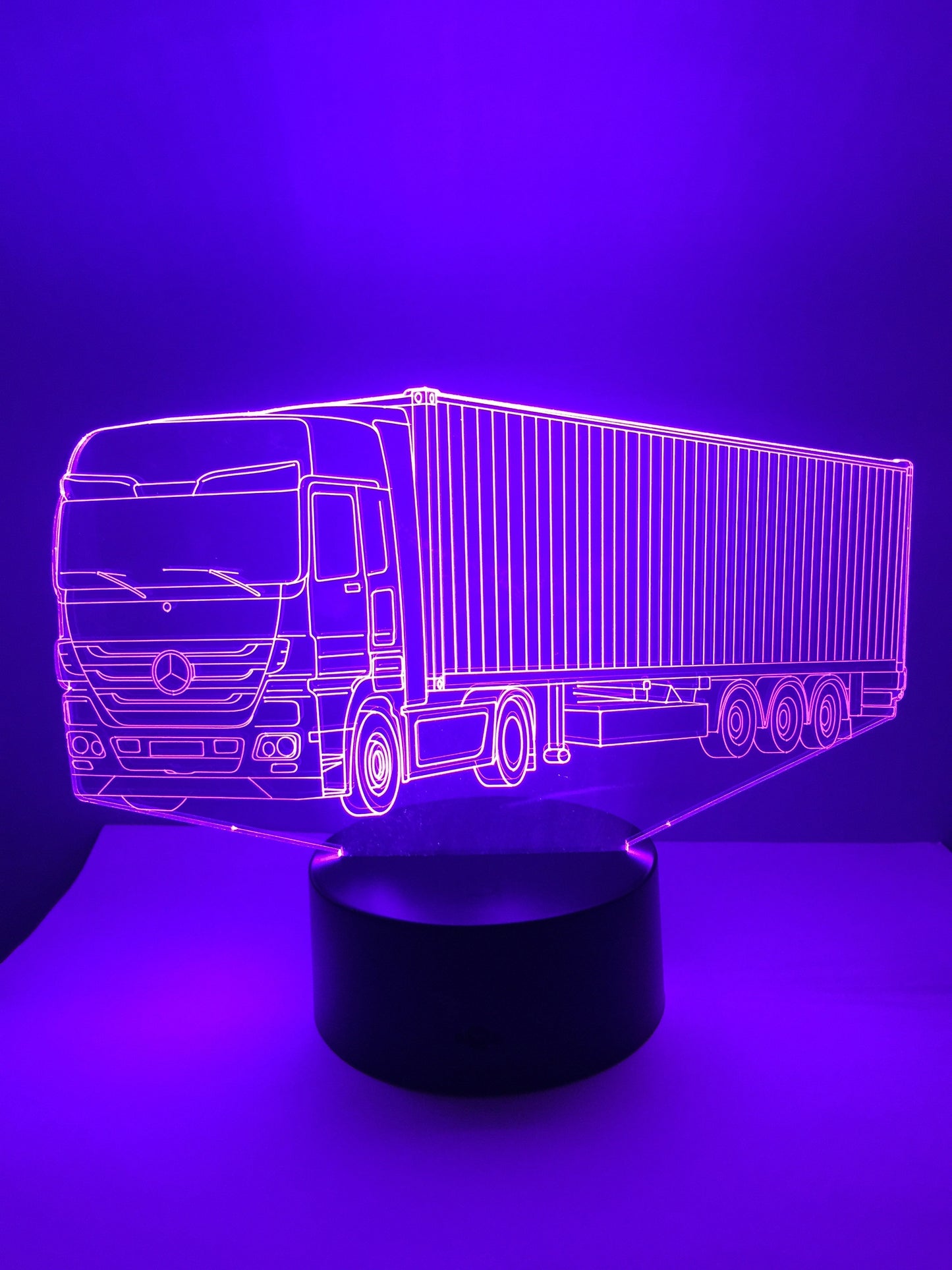 Lampe 3D DEL Truck Camion Van Chargé