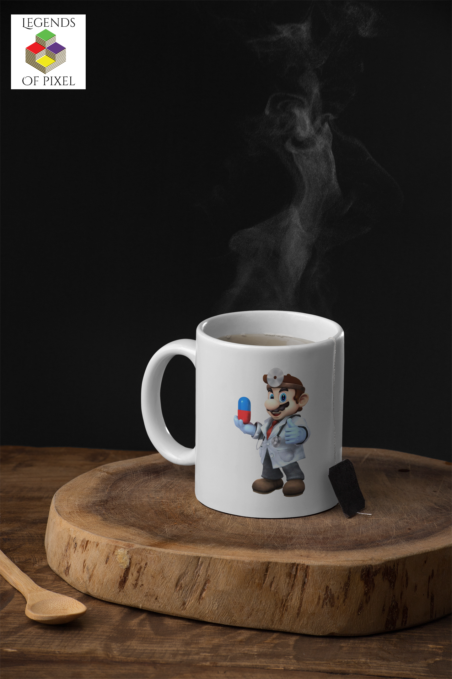 Autocollant pour tasse Dr Mario