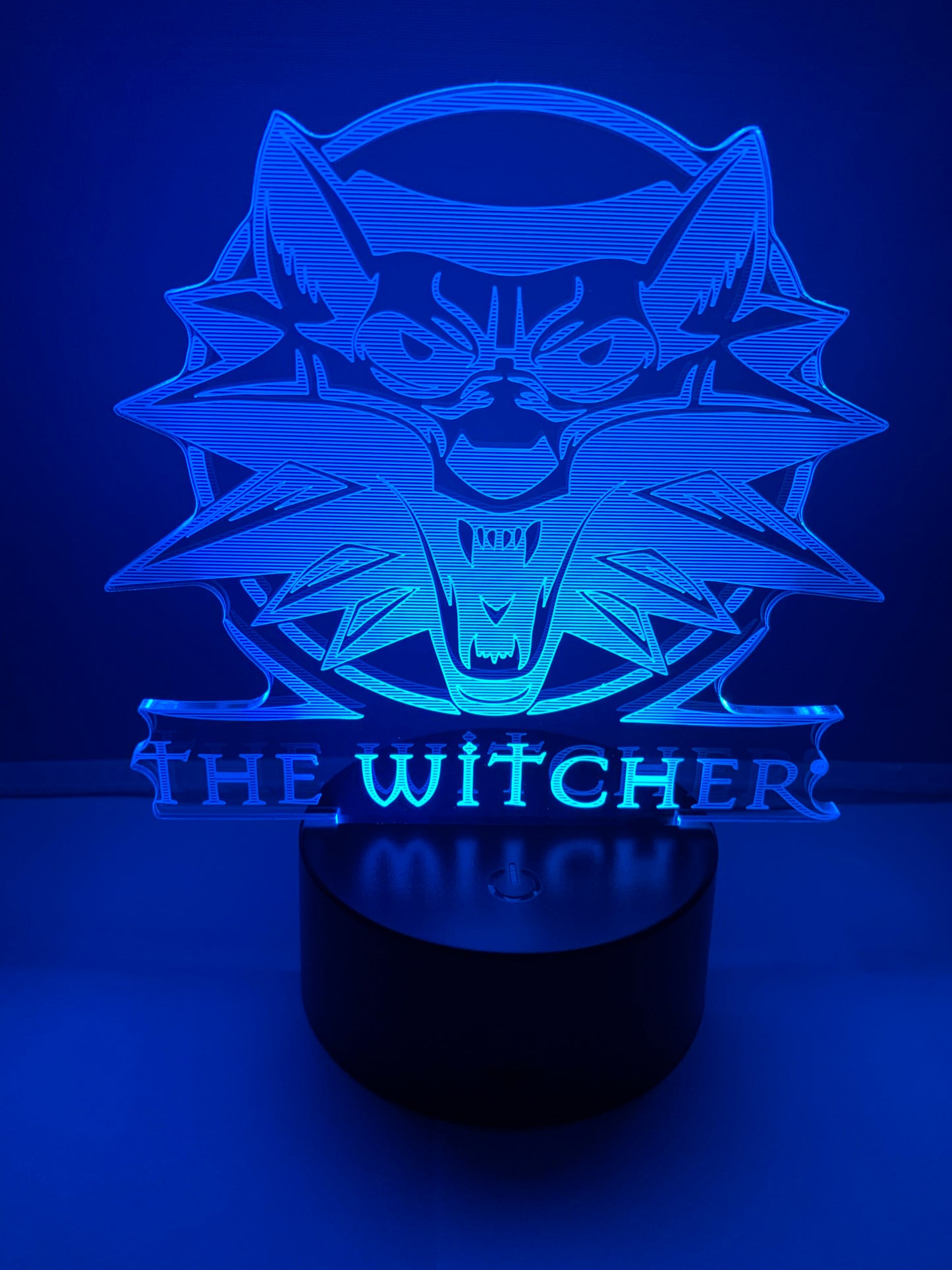 Lampe 3D DEL Logo The Witcher