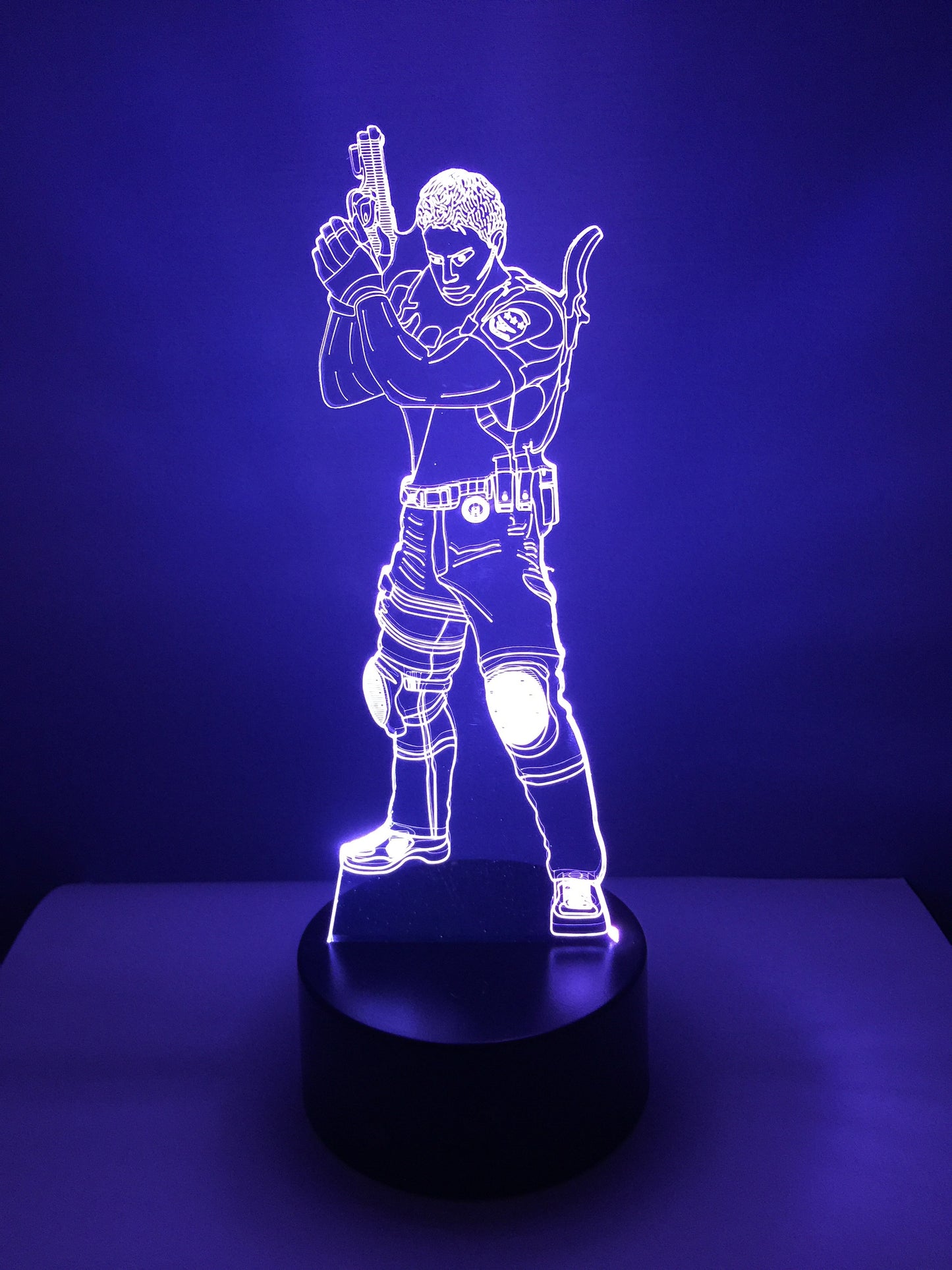 Lampe 3D DEL Chris Resident Evil