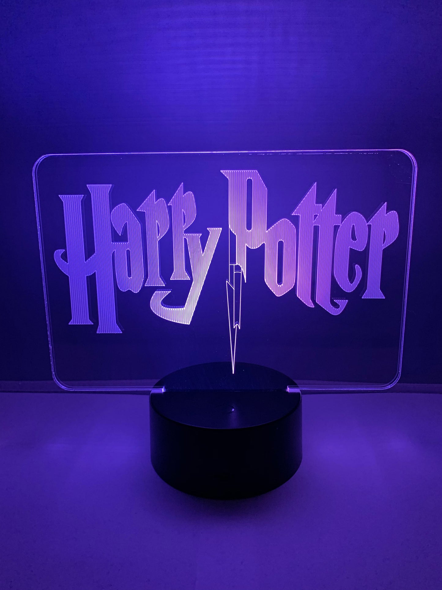 Lampe 3D DEL Harry Potter Logo