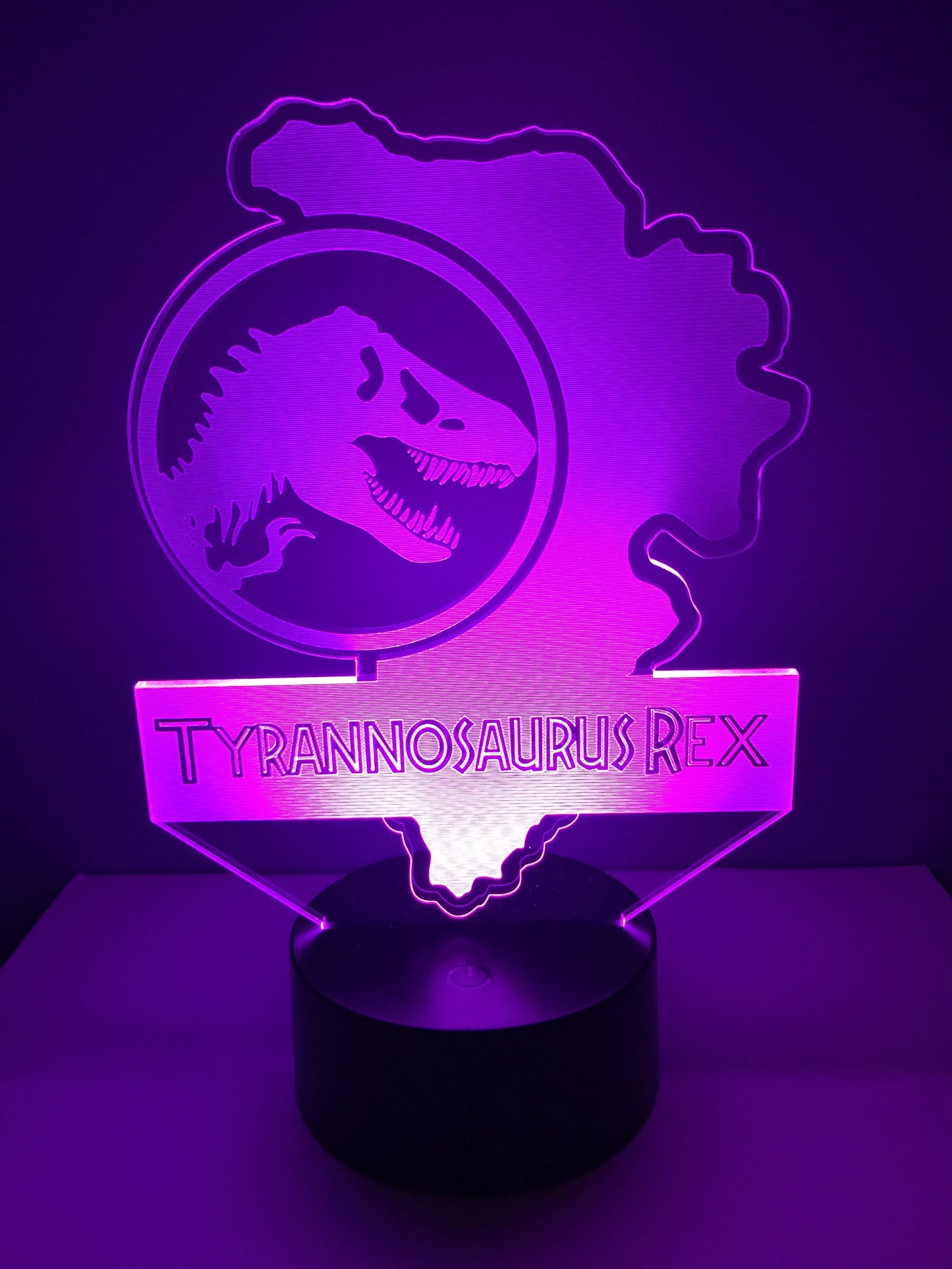 Lampe 3D DEL Jurassic Park (Dinosaure)
