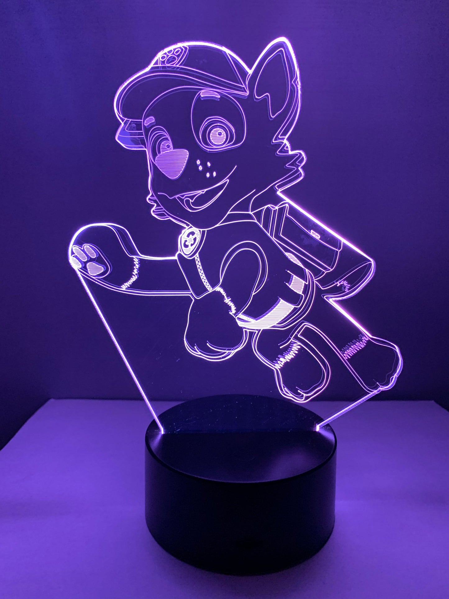 Lampe 3D DEL Rocky Pat Patrouille