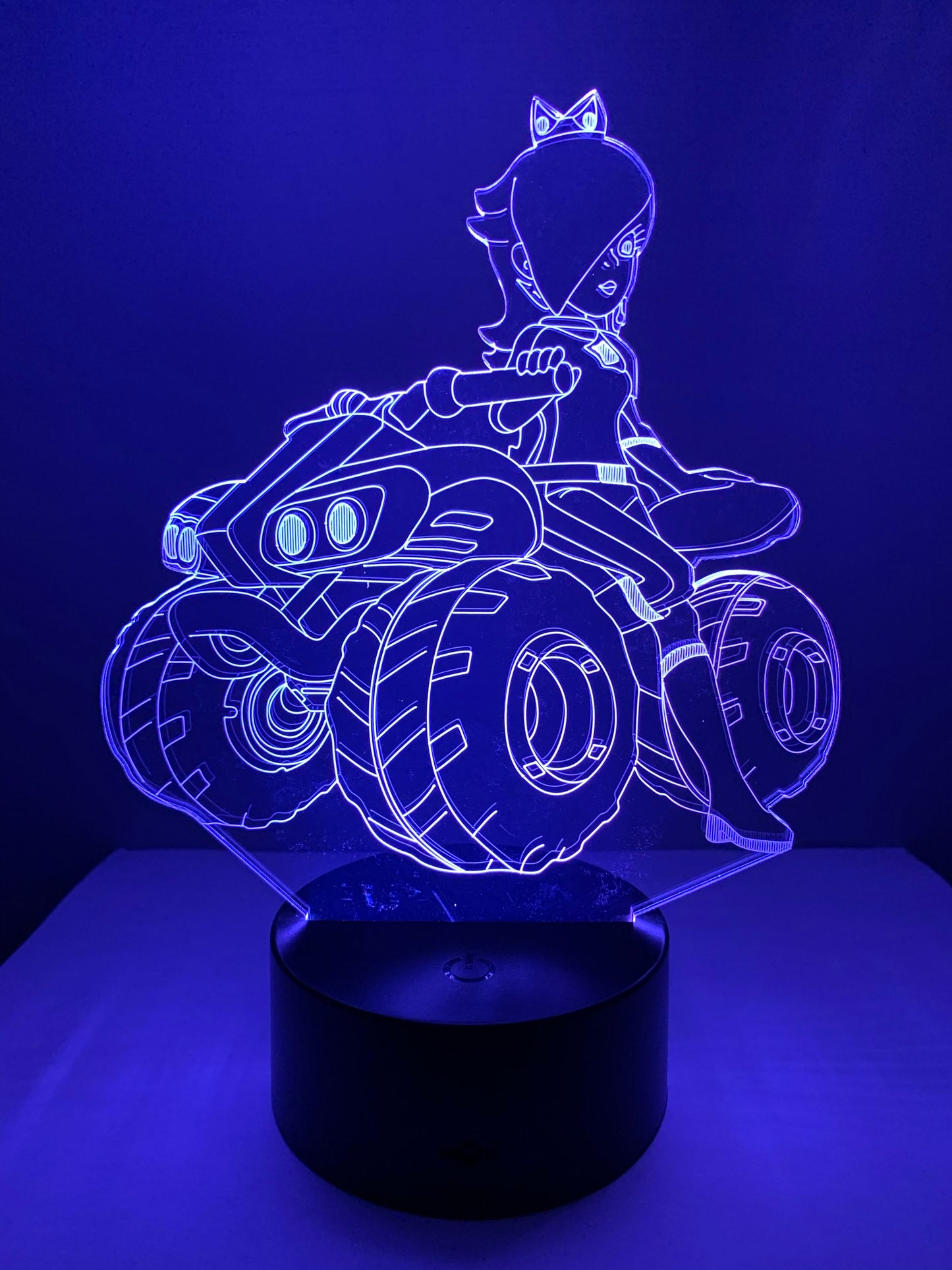Lampe 3D DEL Princesse Rosalina Mario Kart