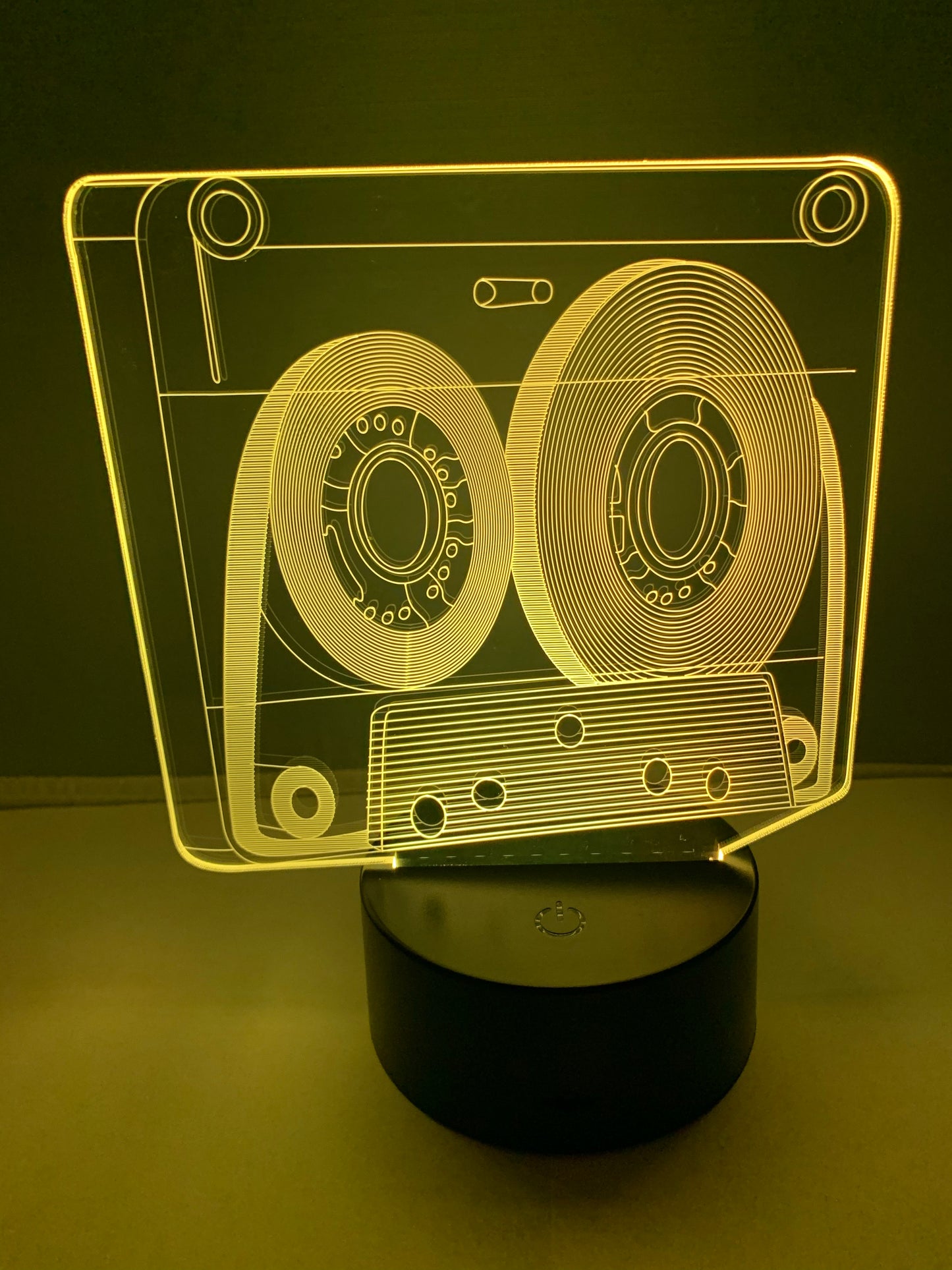 Lampe 3D DEL Rétro Cassette de musique