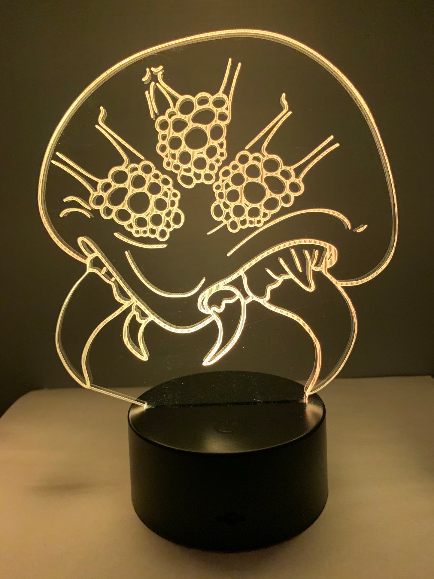 Lampe 3D DEL Metroid