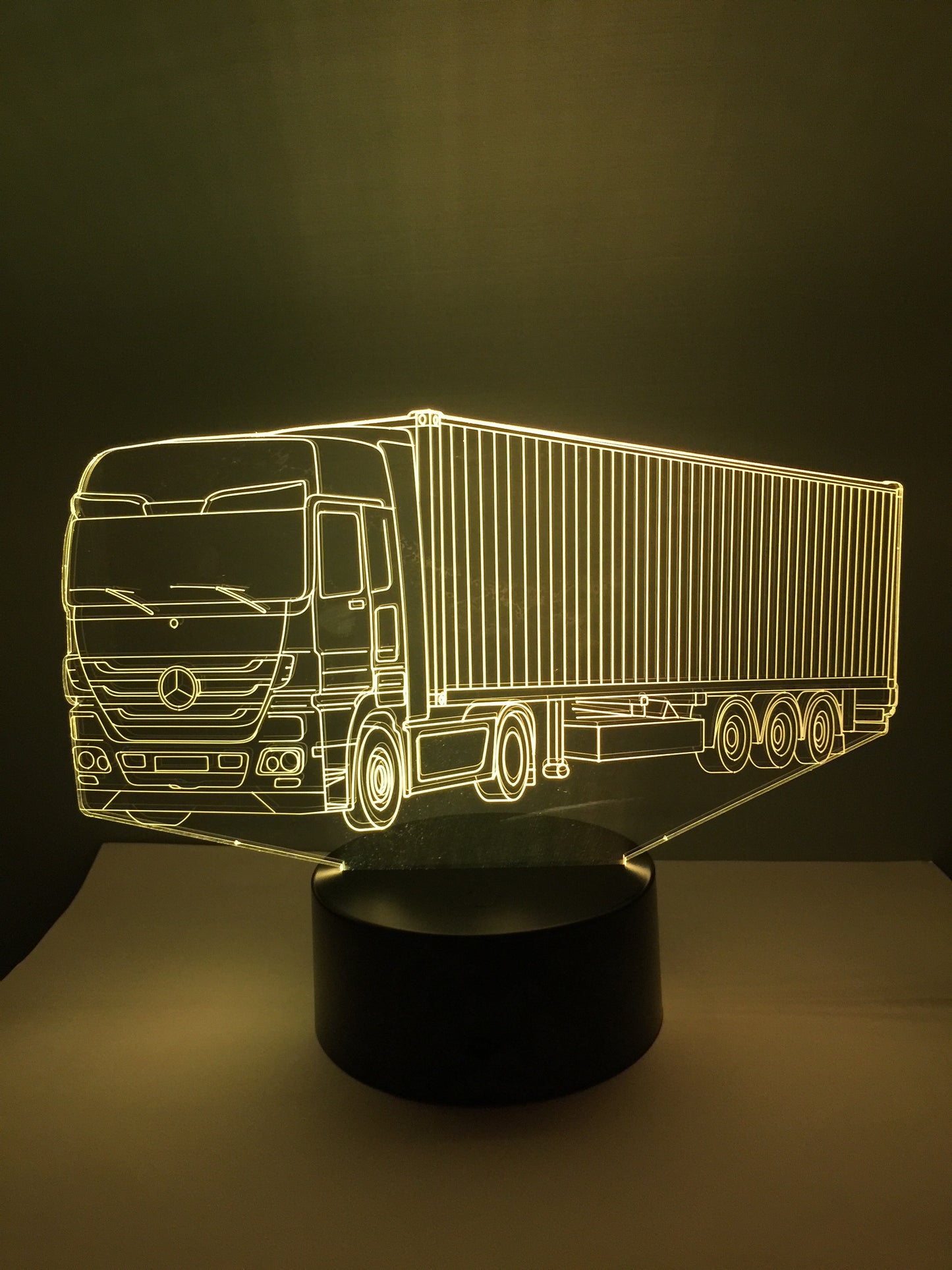Lampe 3D DEL Truck Camion Van Chargé