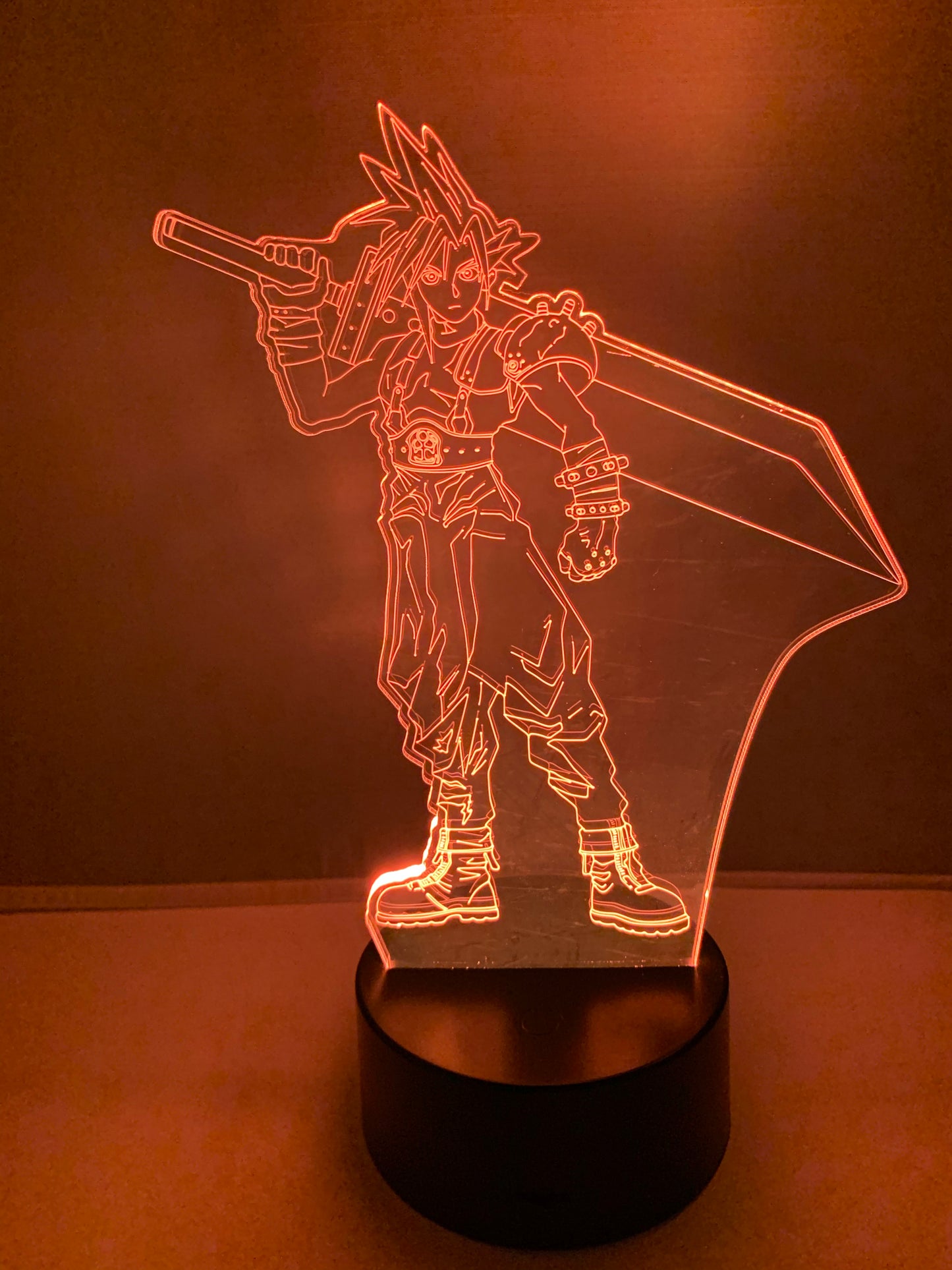 Lampe 3D DEL Cloud Final Fantasy