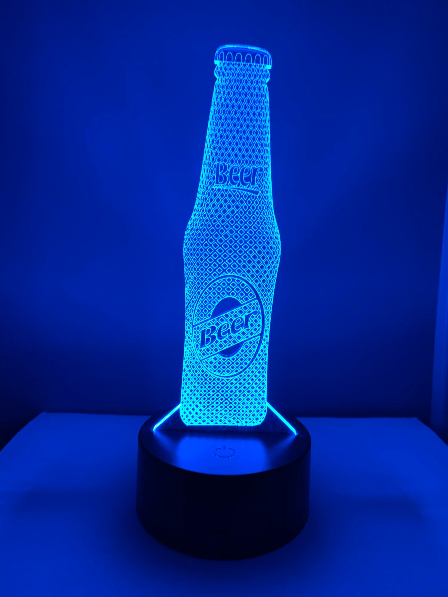 Lampe 3D DEL Bière