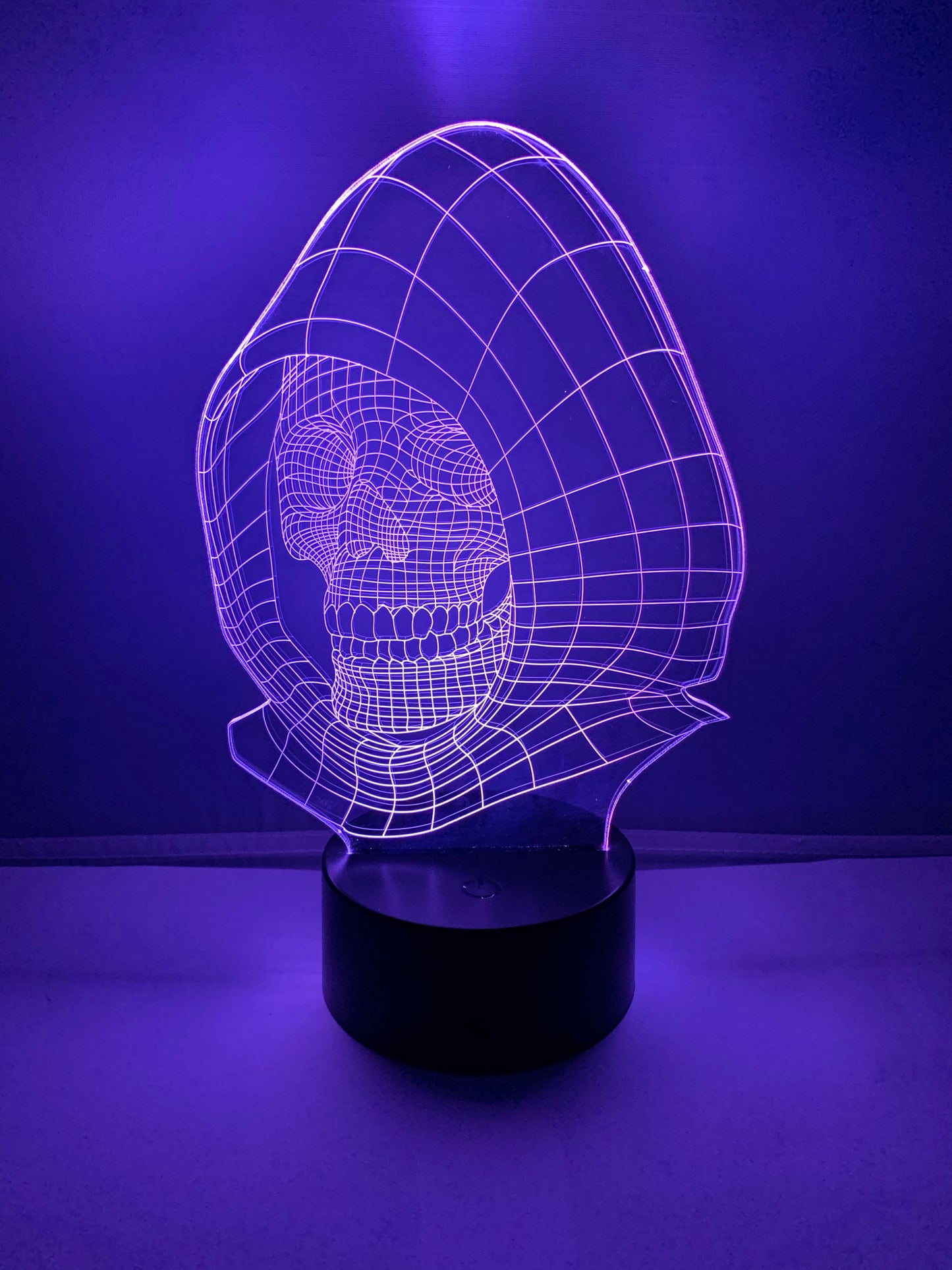 Lampe 3D DEL Crâne (Tête de mort)